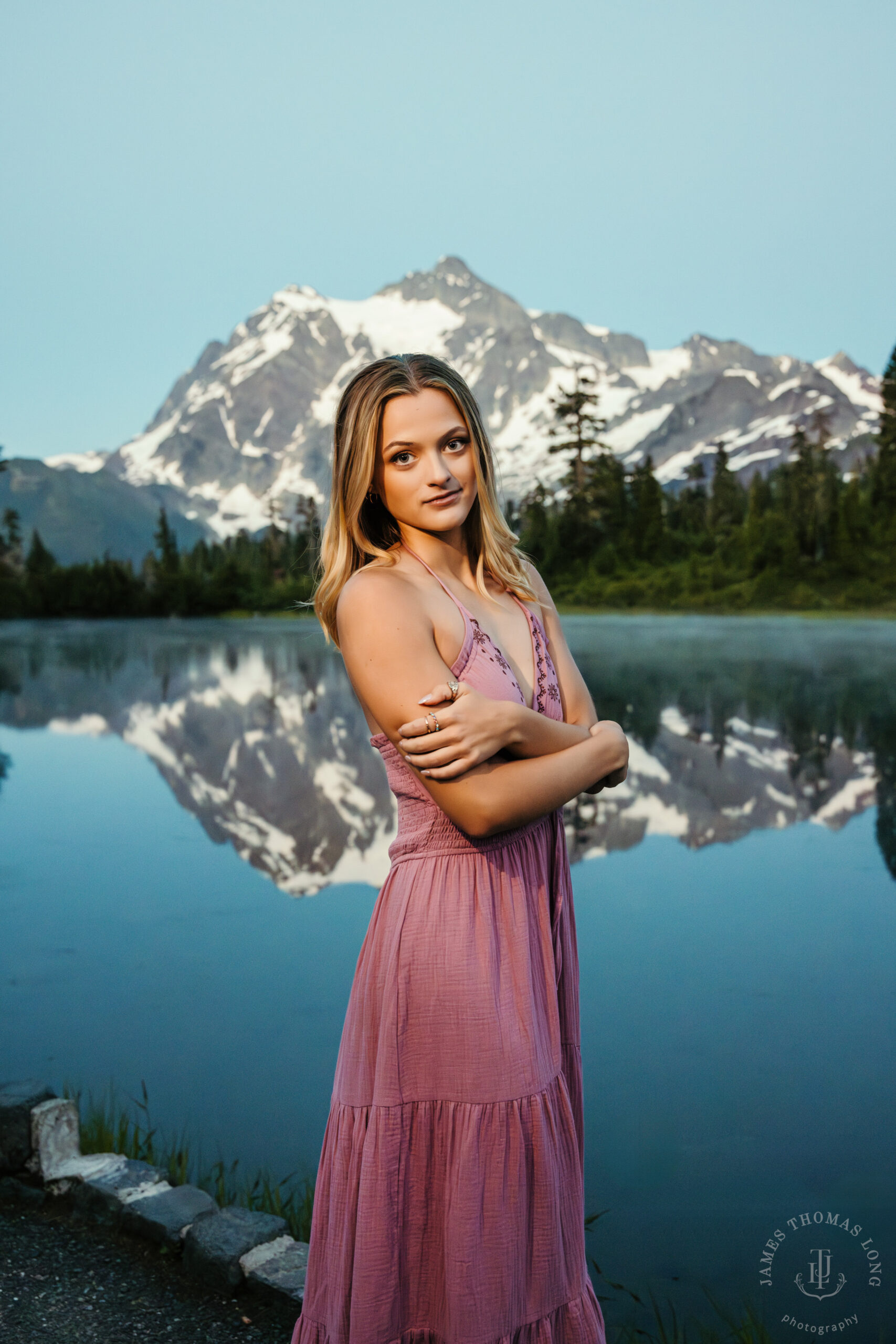 Mount Baker adventure senior portrait session by Seattle senior portrait photographer James Thomas Long Photography