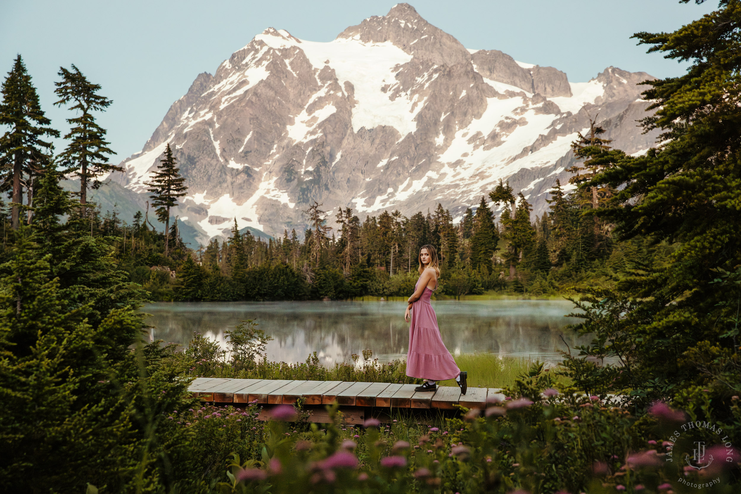 Mount Baker adventure senior portrait session by Seattle senior portrait photographer James Thomas Long Photography