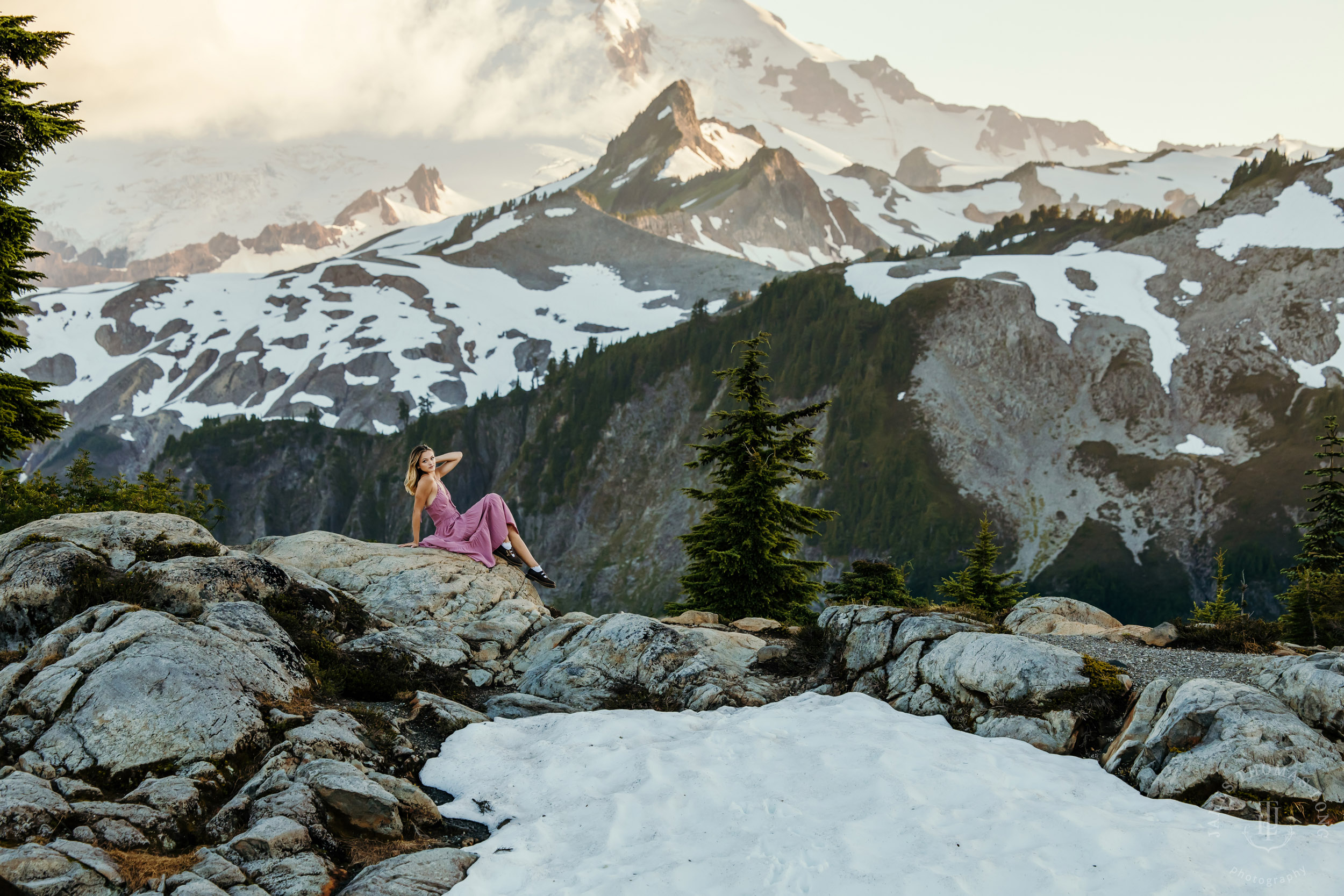 Mount Baker adventure senior portrait session by Seattle senior portrait photographer James Thomas Long Photography