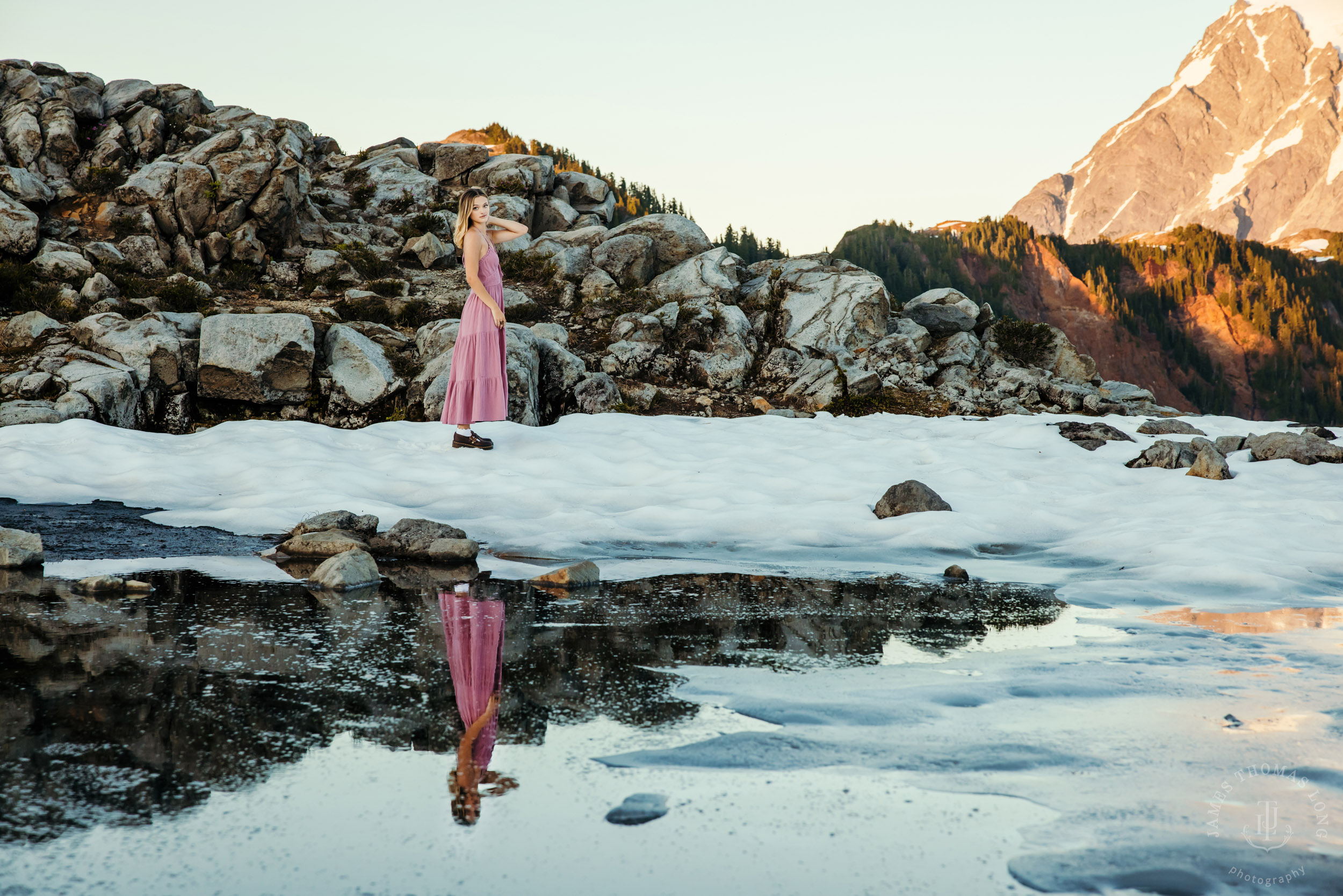 Mount Baker adventure senior portrait session by Seattle senior portrait photographer James Thomas Long Photography