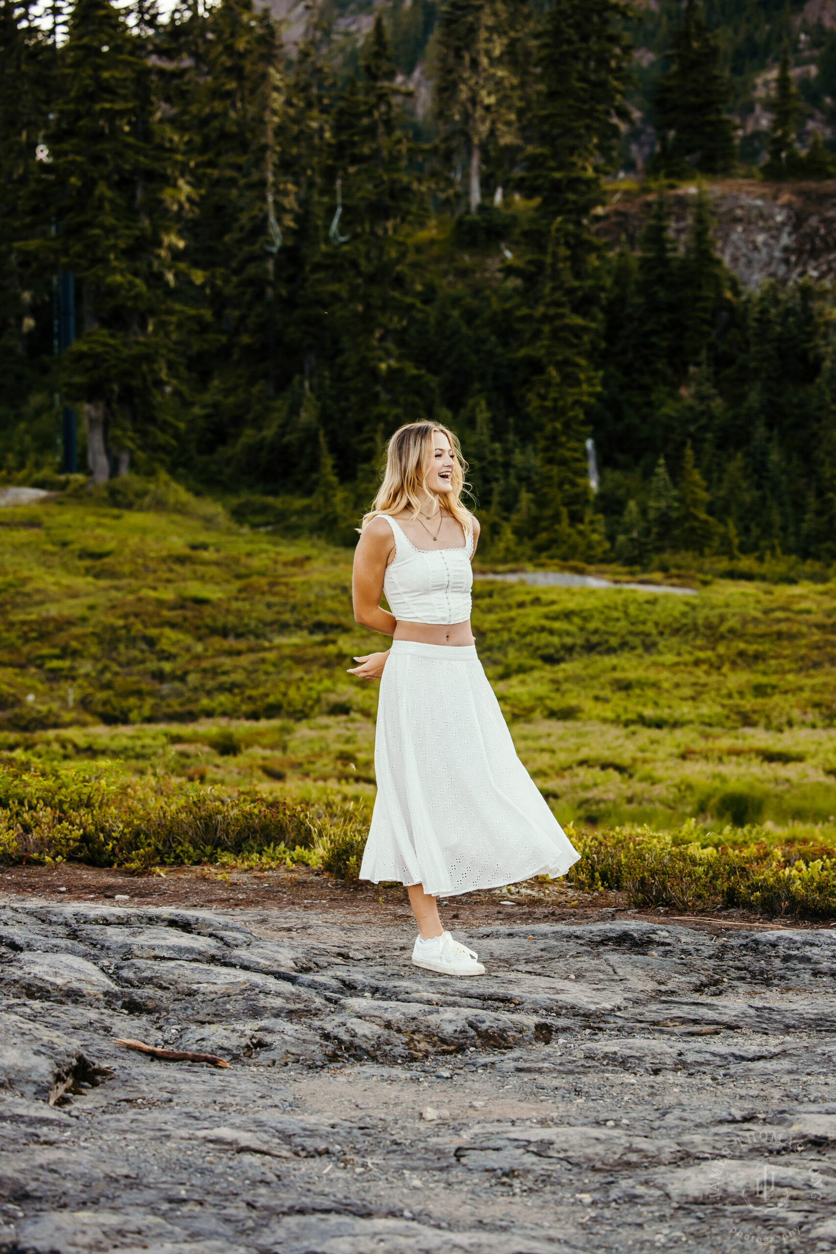 Mount Baker adventure senior portrait session by Seattle senior portrait photographer James Thomas Long Photography