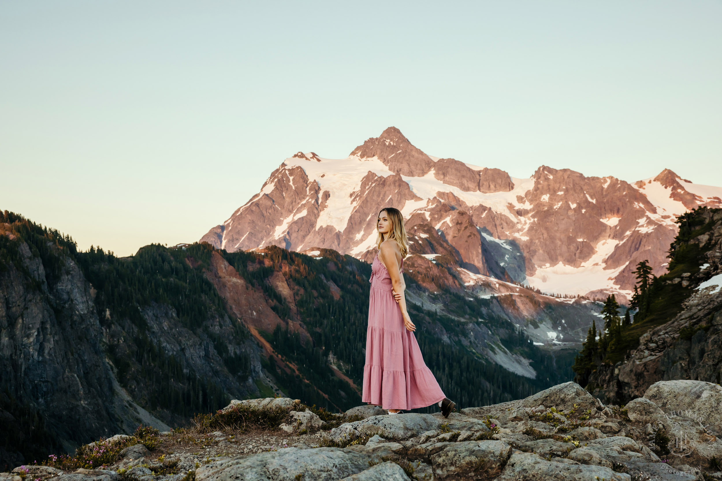 Mount Baker adventure senior portrait session by Seattle senior portrait photographer James Thomas Long Photography