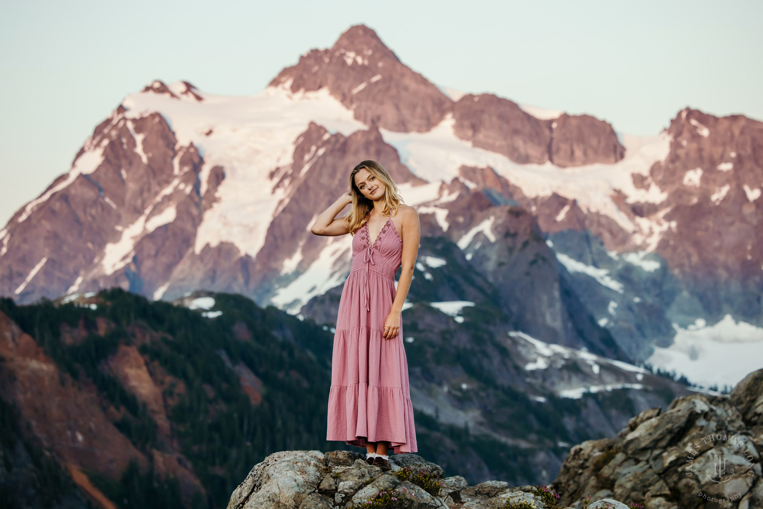 Mount Baker adventure senior portrait session by Seattle senior portrait photographer James Thomas Long Photography