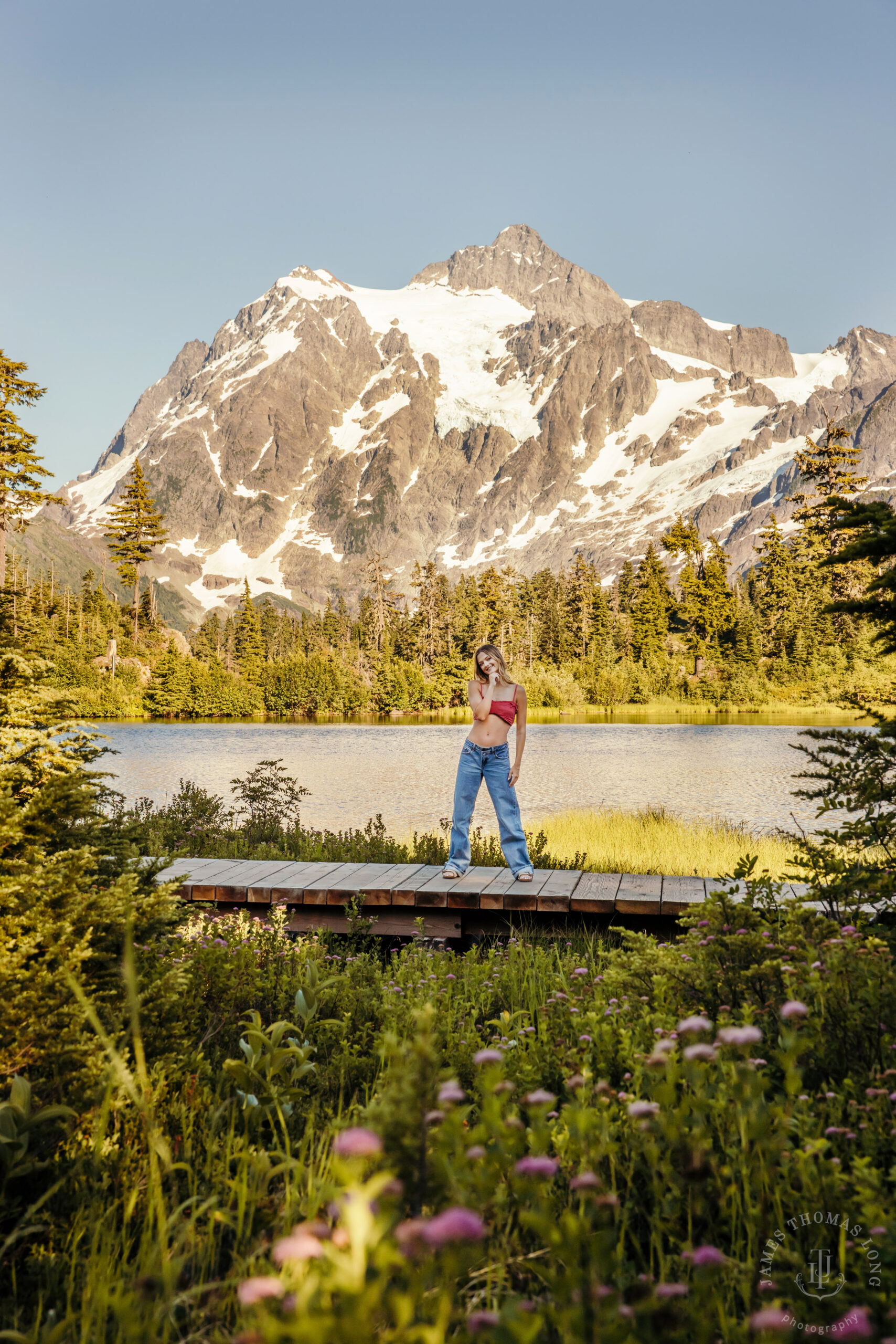 Mount Baker adventure senior portrait session by Seattle senior portrait photographer James Thomas Long Photography