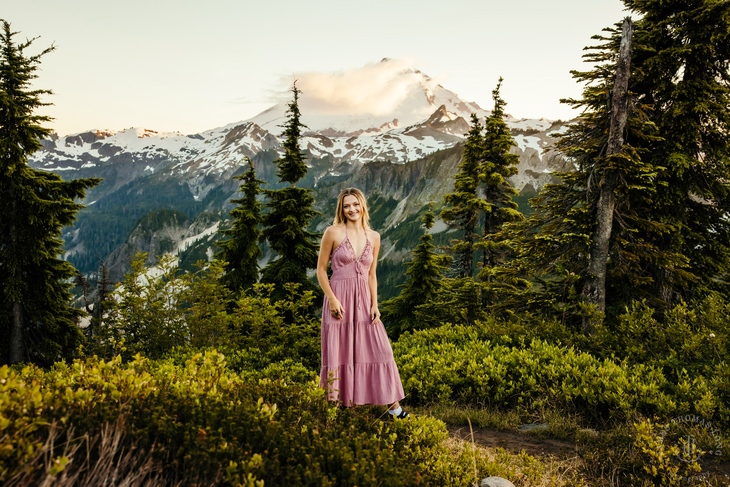 Mount Baker adventure senior portrait session by Seattle senior portrait photographer James Thomas Long Photography