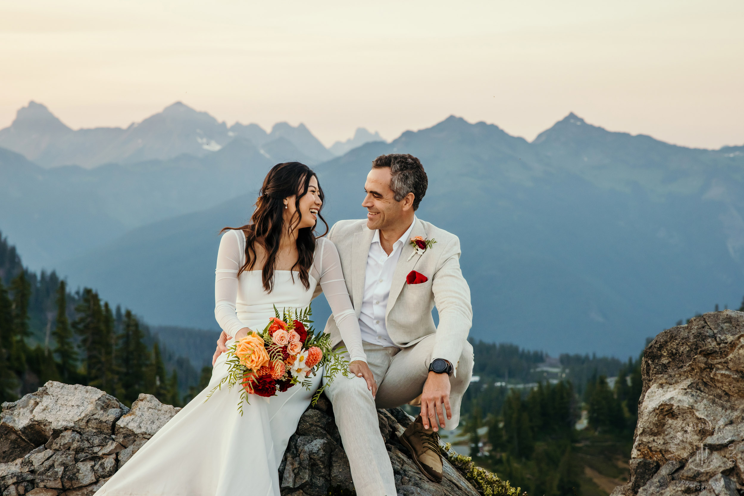 Mt Baker North Cascades adventure engagement by Seattle adventure elopement photographer James Thomas Long Photography