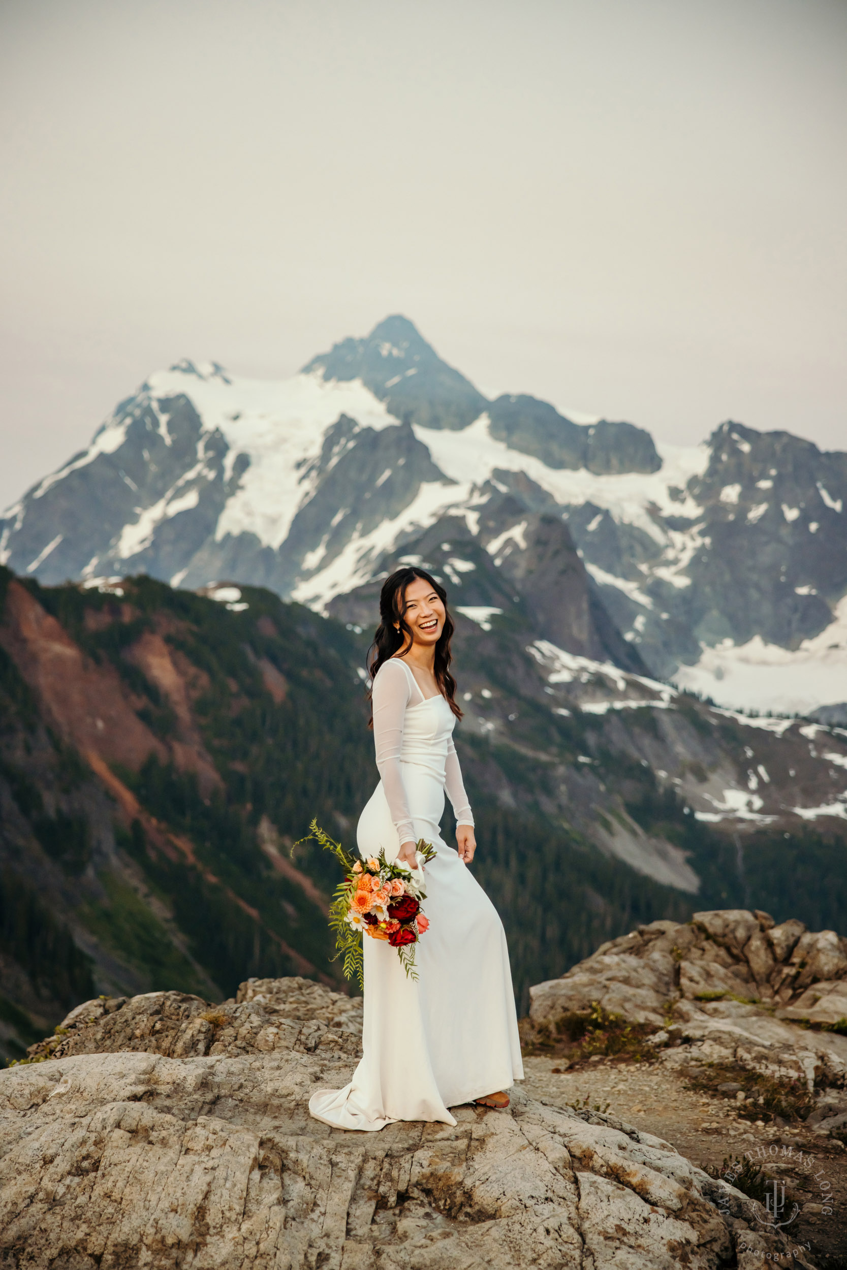 Mt Baker North Cascades adventure engagement by Seattle adventure elopement photographer James Thomas Long Photography