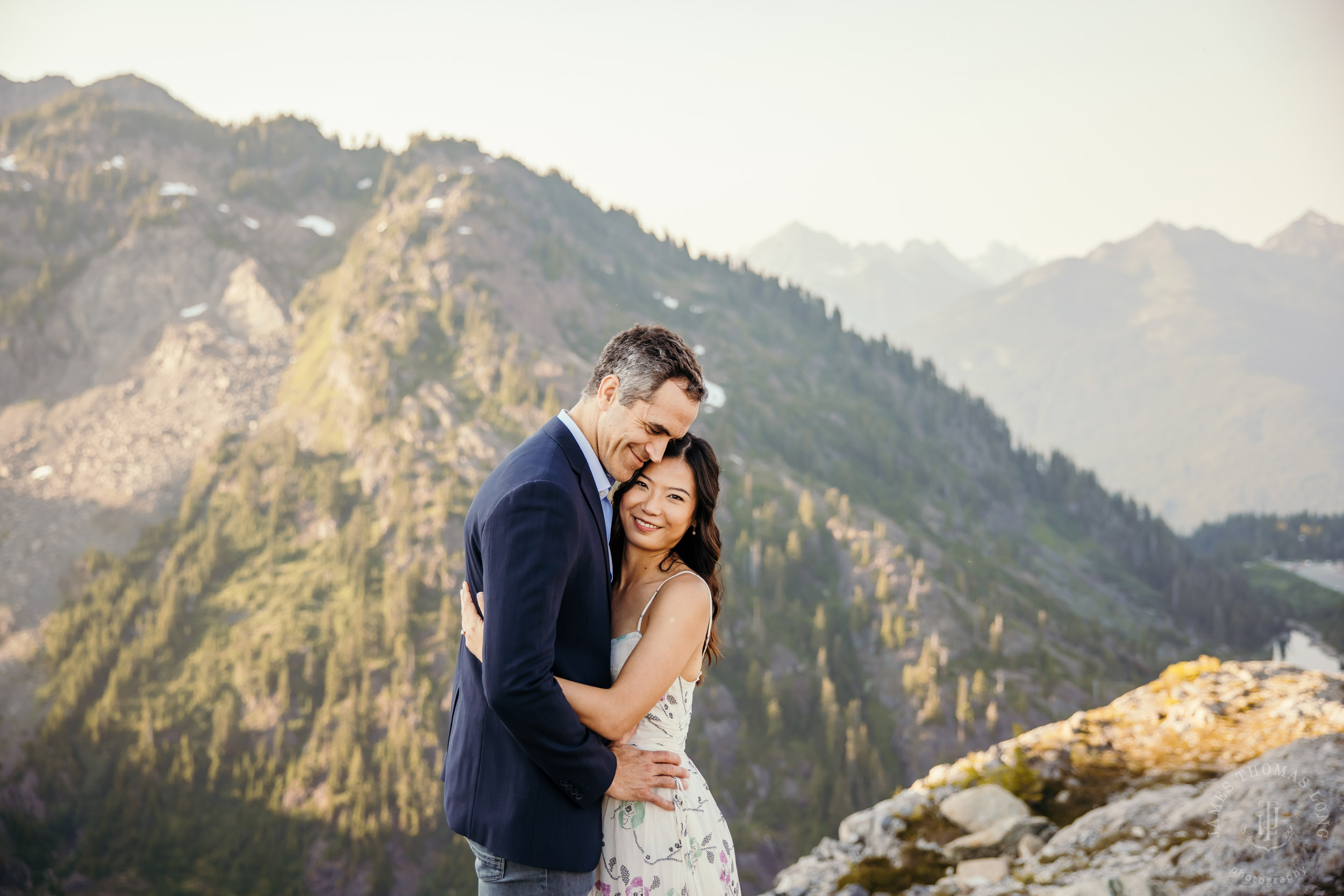 Mt Baker North Cascades adventure engagement by Seattle adventure elopement photographer James Thomas Long Photography