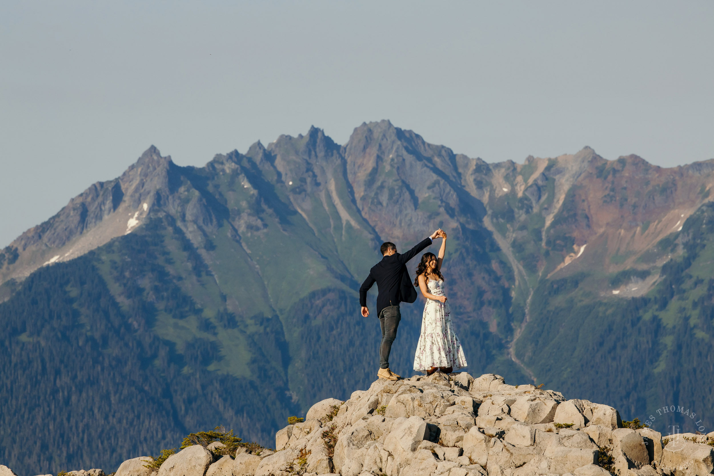 Mt Baker North Cascades adventure engagement by Seattle adventure elopement photographer James Thomas Long Photography