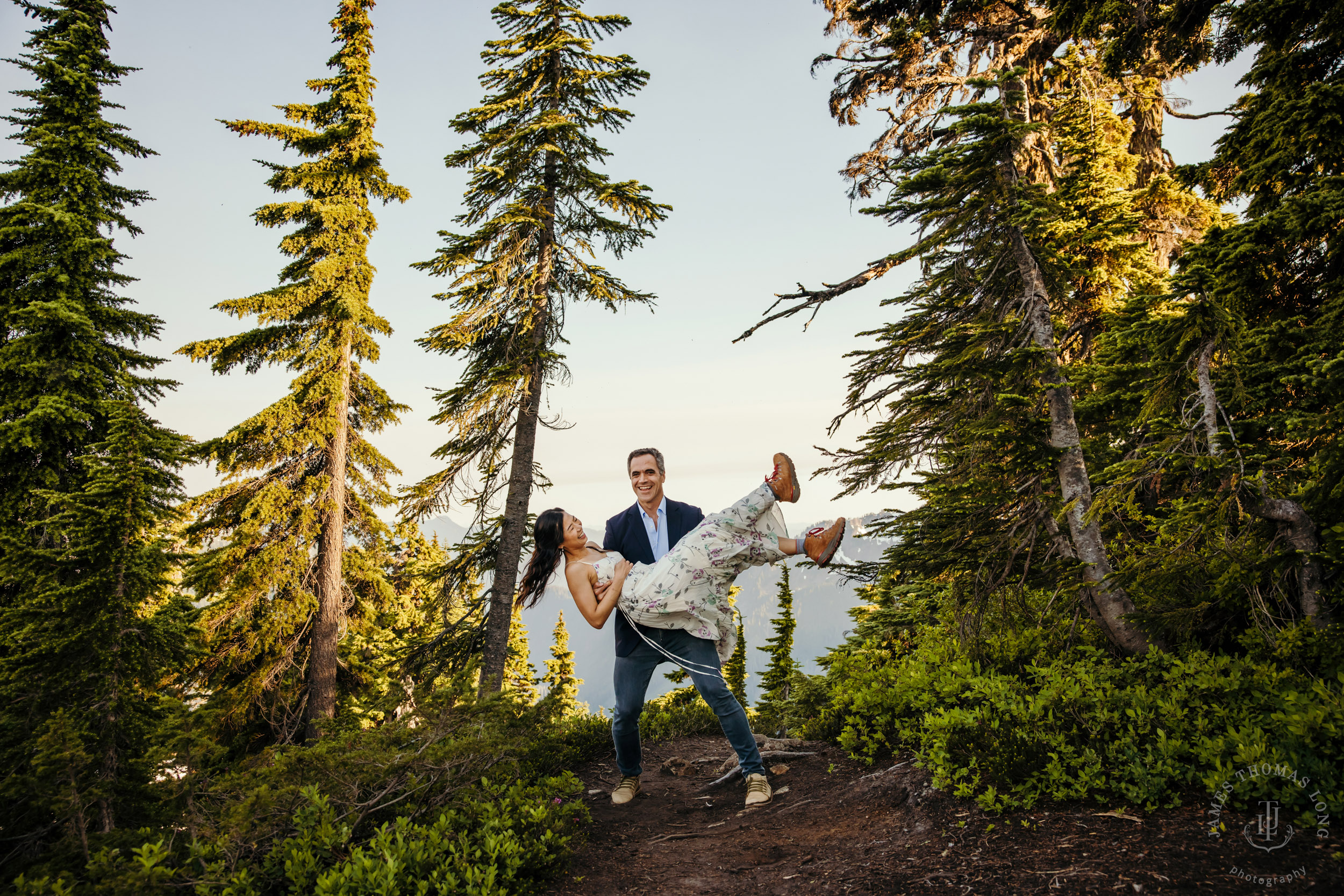 Mt Baker North Cascades adventure engagement by Seattle adventure elopement photographer James Thomas Long Photography