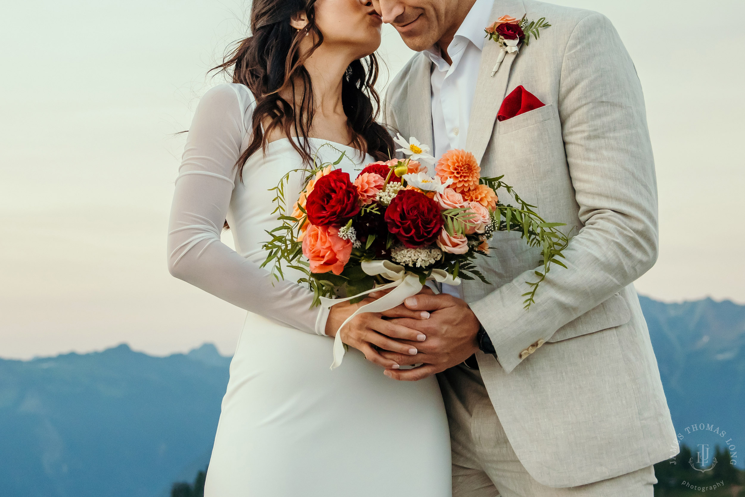 Mt Baker North Cascades adventure engagement by Seattle adventure elopement photographer James Thomas Long Photography