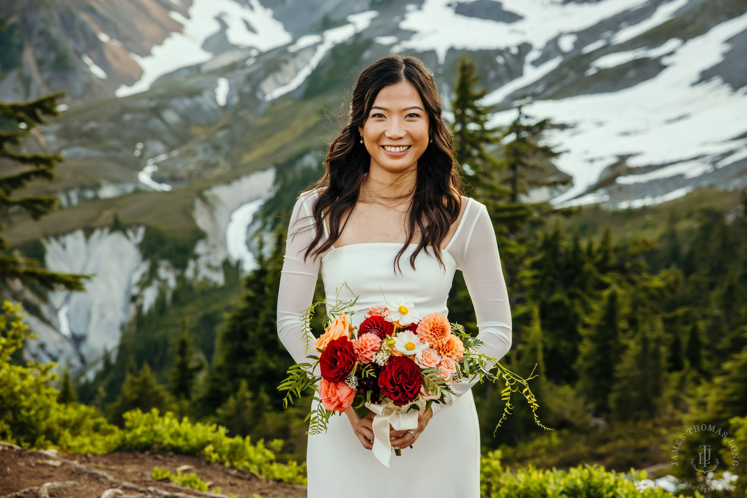 Mt Baker North Cascades adventure engagement by Seattle adventure elopement photographer James Thomas Long Photography