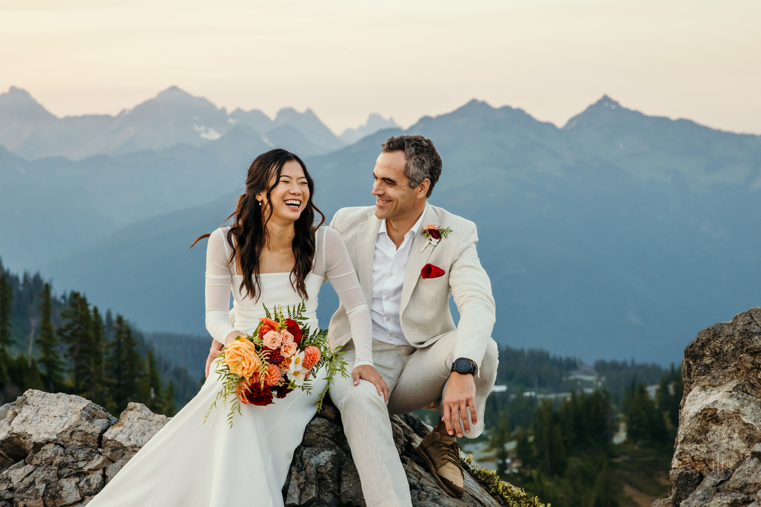 Mt Baker North Cascades adventure engagement by Seattle adventure elopement photographer James Thomas Long Photography