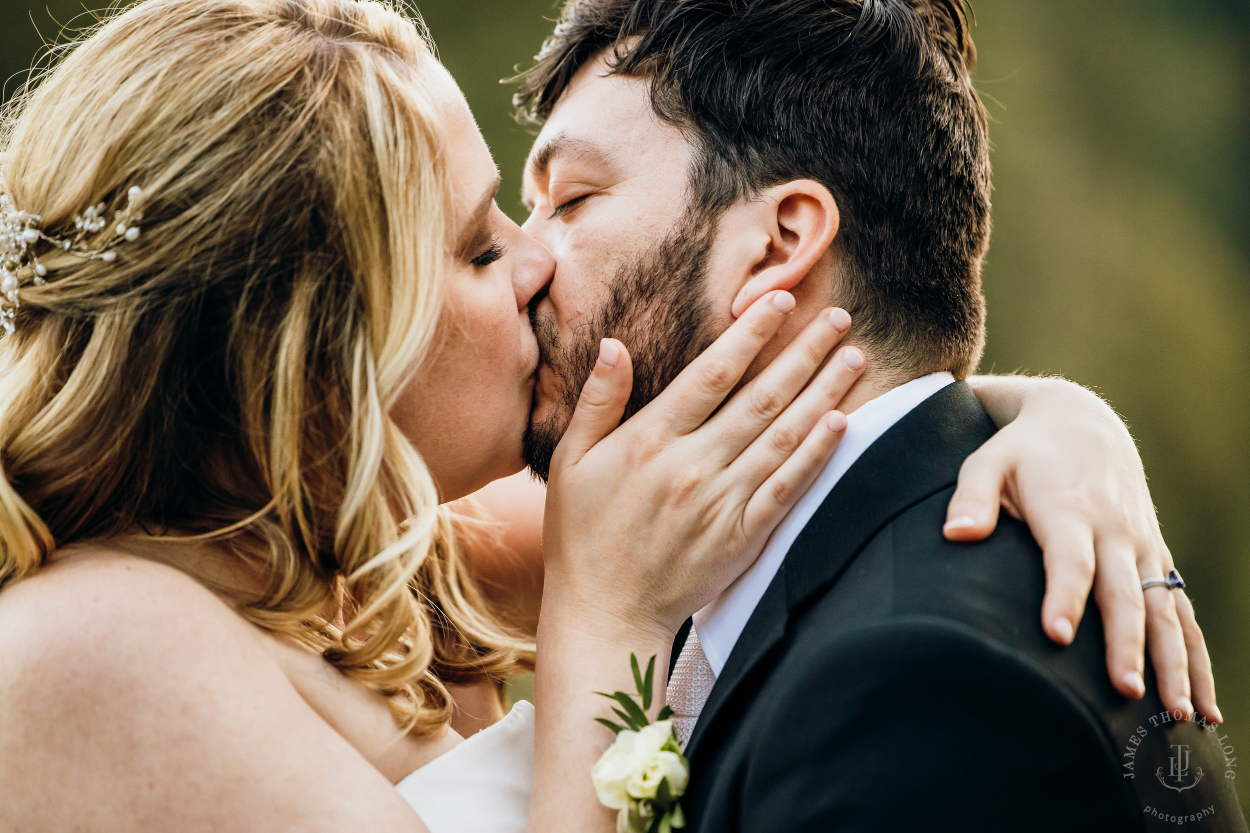 Salish Lodge & Spa Snoqualmie intimate wedding by Snoqualmie wedding photographer James Thomas Long Photography