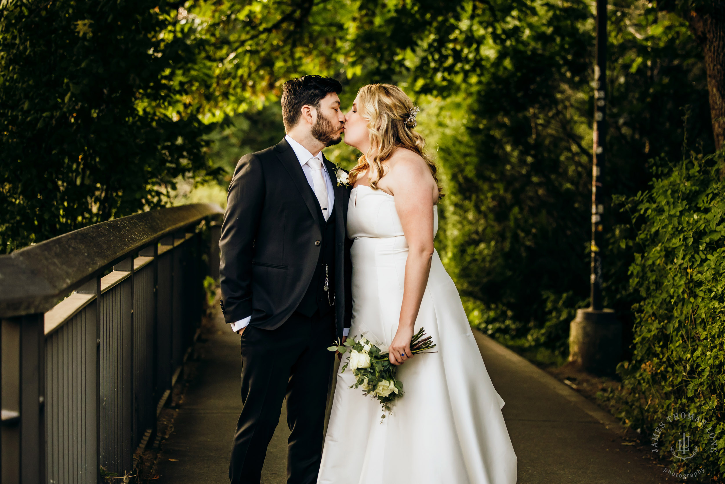 Salish Lodge & Spa Snoqualmie intimate wedding by Snoqualmie wedding photographer James Thomas Long Photography