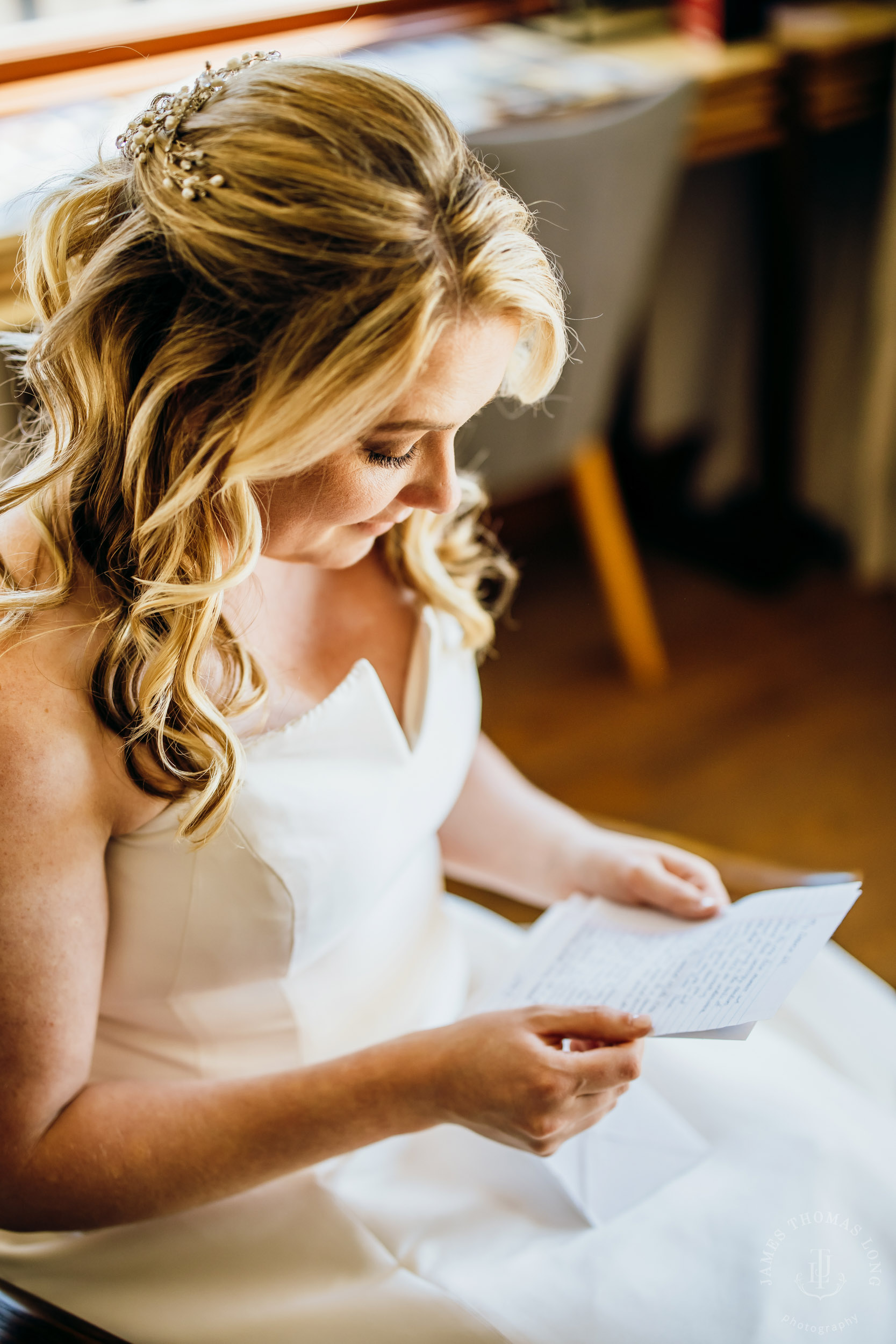 Salish Lodge & Spa Snoqualmie intimate wedding by Snoqualmie wedding photographer James Thomas Long Photography