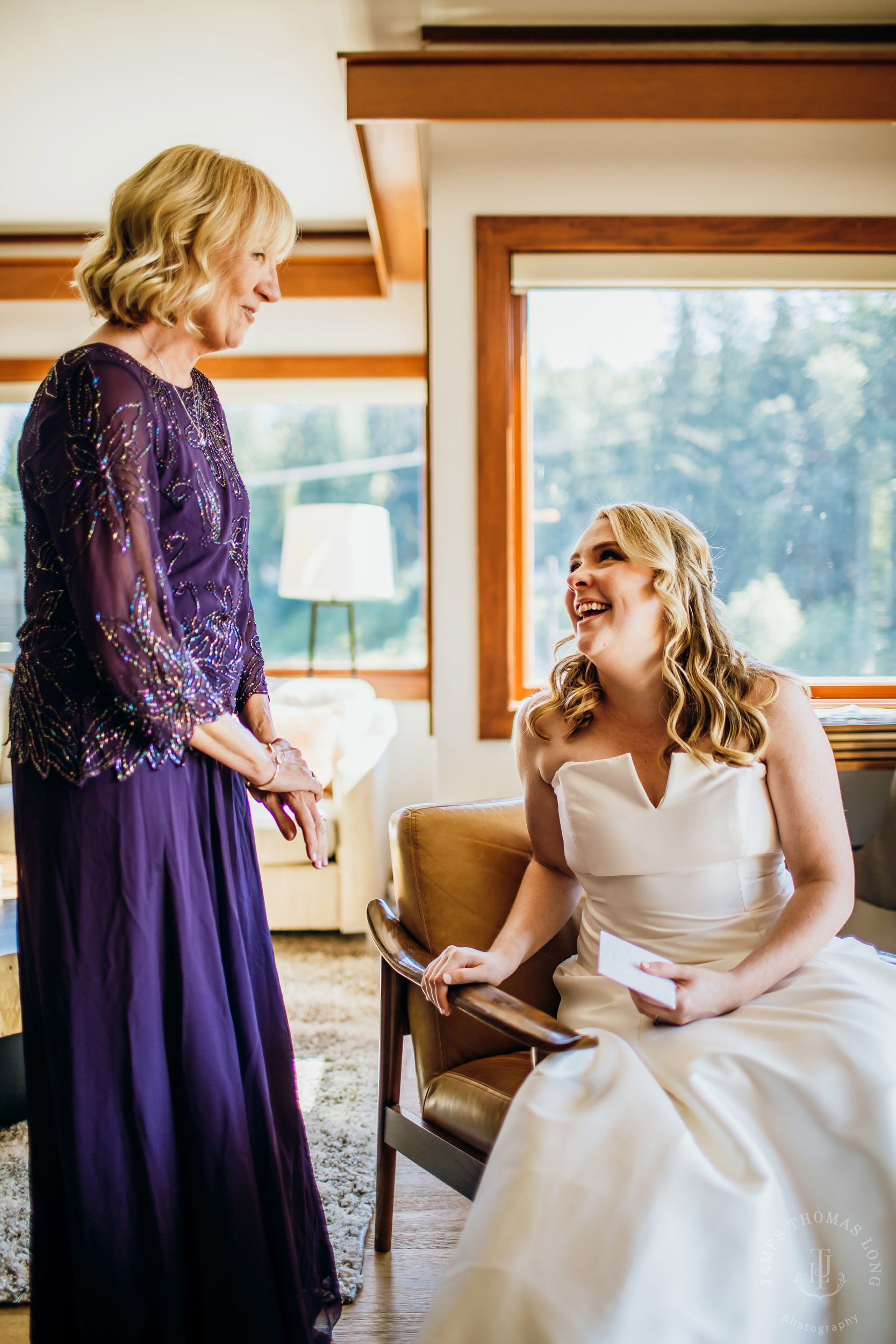 Salish Lodge & Spa Snoqualmie intimate wedding by Snoqualmie wedding photographer James Thomas Long Photography