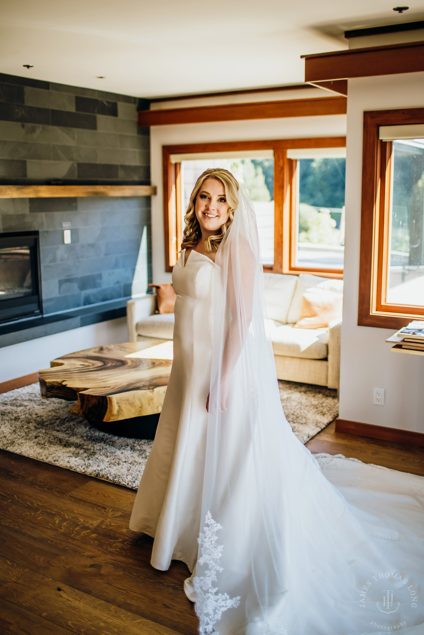 Salish Lodge & Spa Snoqualmie intimate wedding by Snoqualmie wedding photographer James Thomas Long Photography