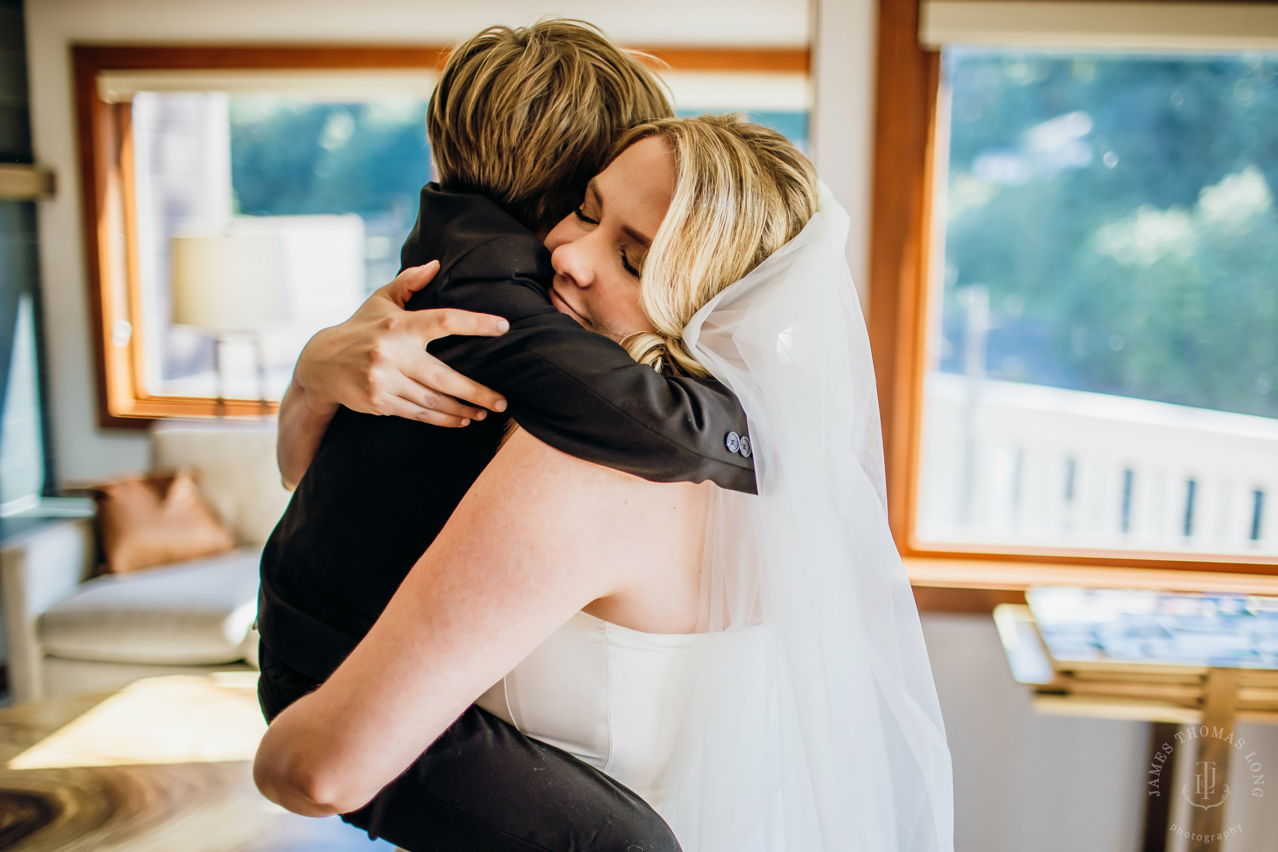 Salish Lodge & Spa Snoqualmie intimate wedding by Snoqualmie wedding photographer James Thomas Long Photography