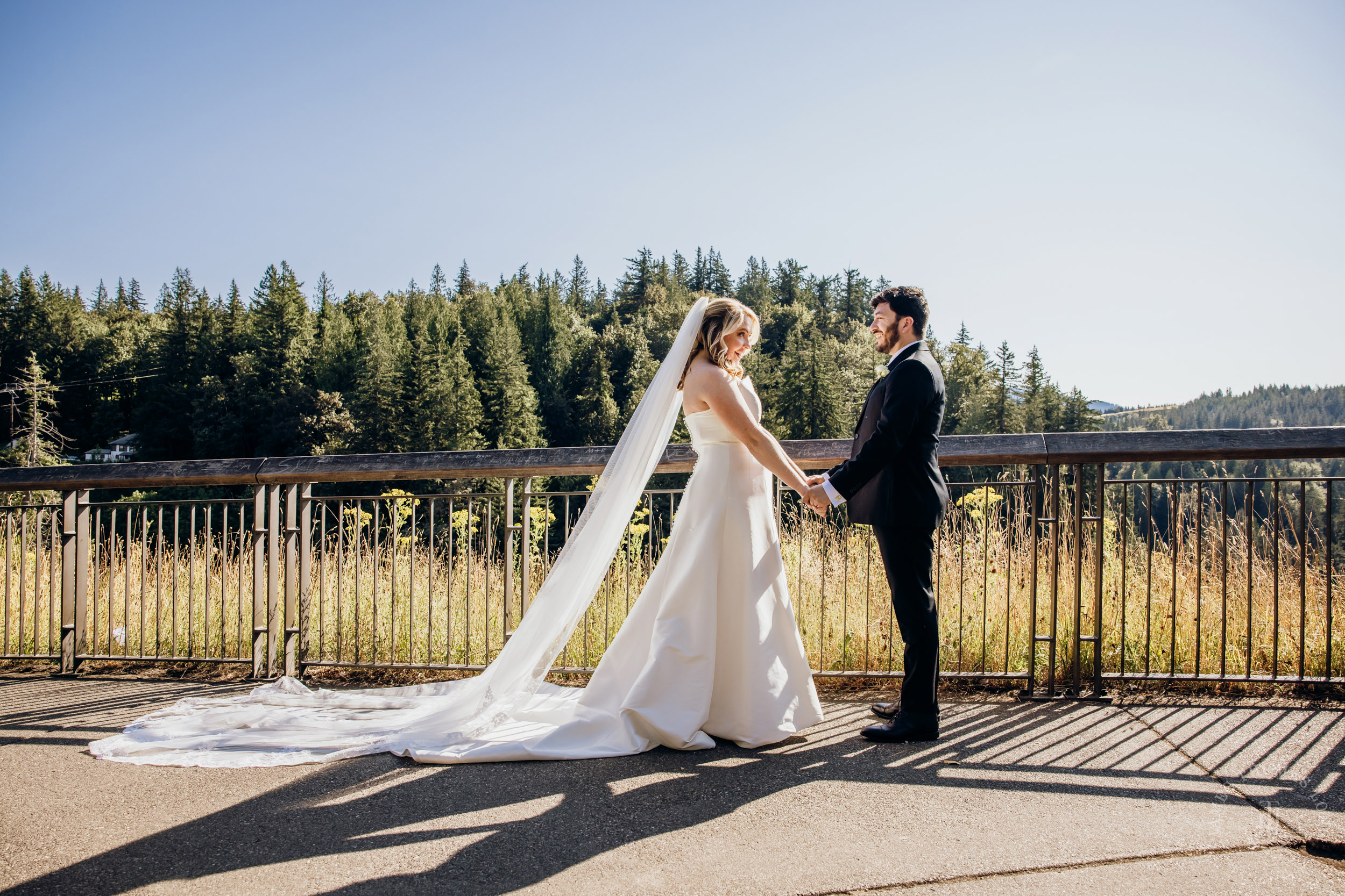 Salish Lodge & Spa Snoqualmie intimate wedding by Snoqualmie wedding photographer James Thomas Long Photography