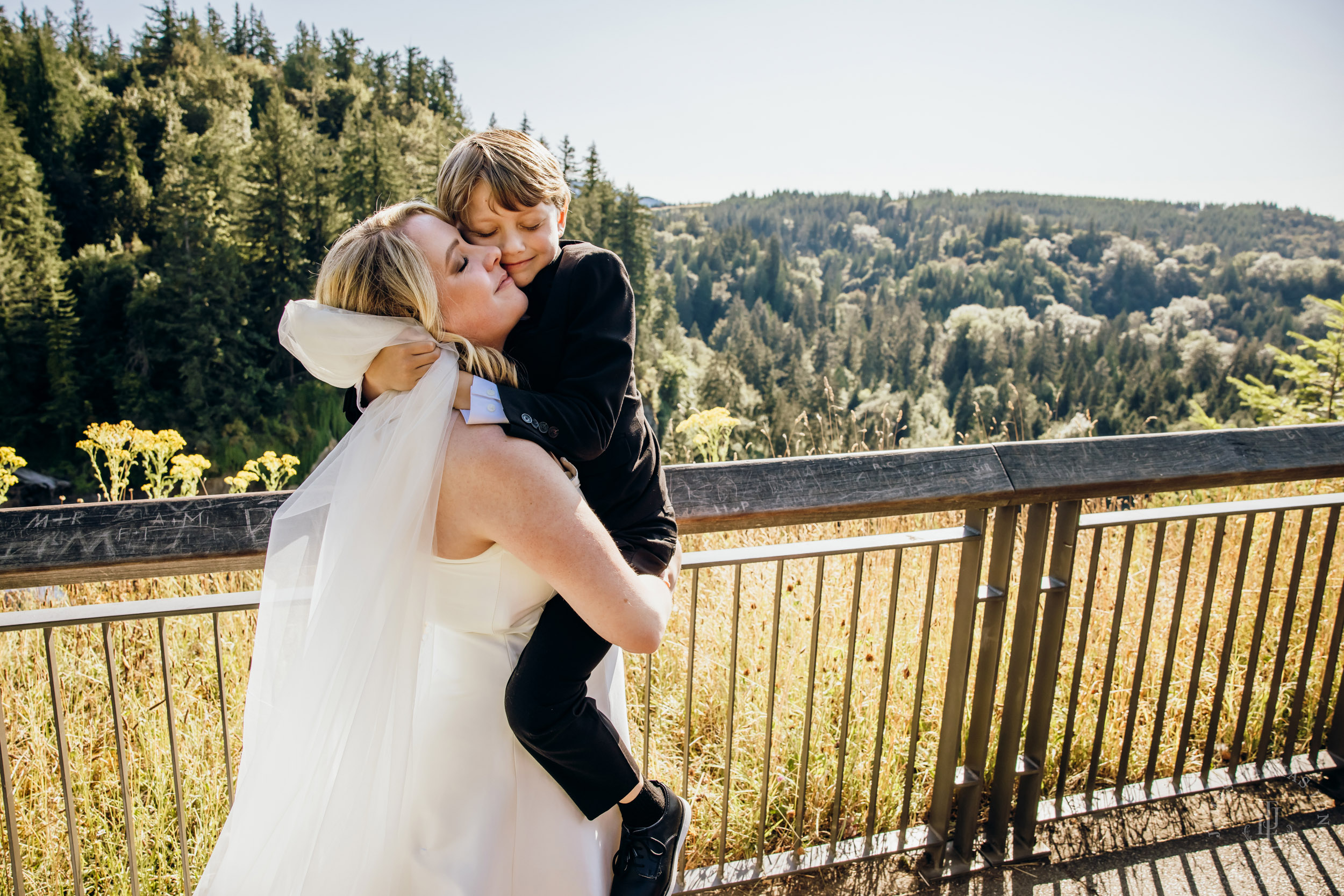 Salish Lodge & Spa Snoqualmie intimate wedding by Snoqualmie wedding photographer James Thomas Long Photography