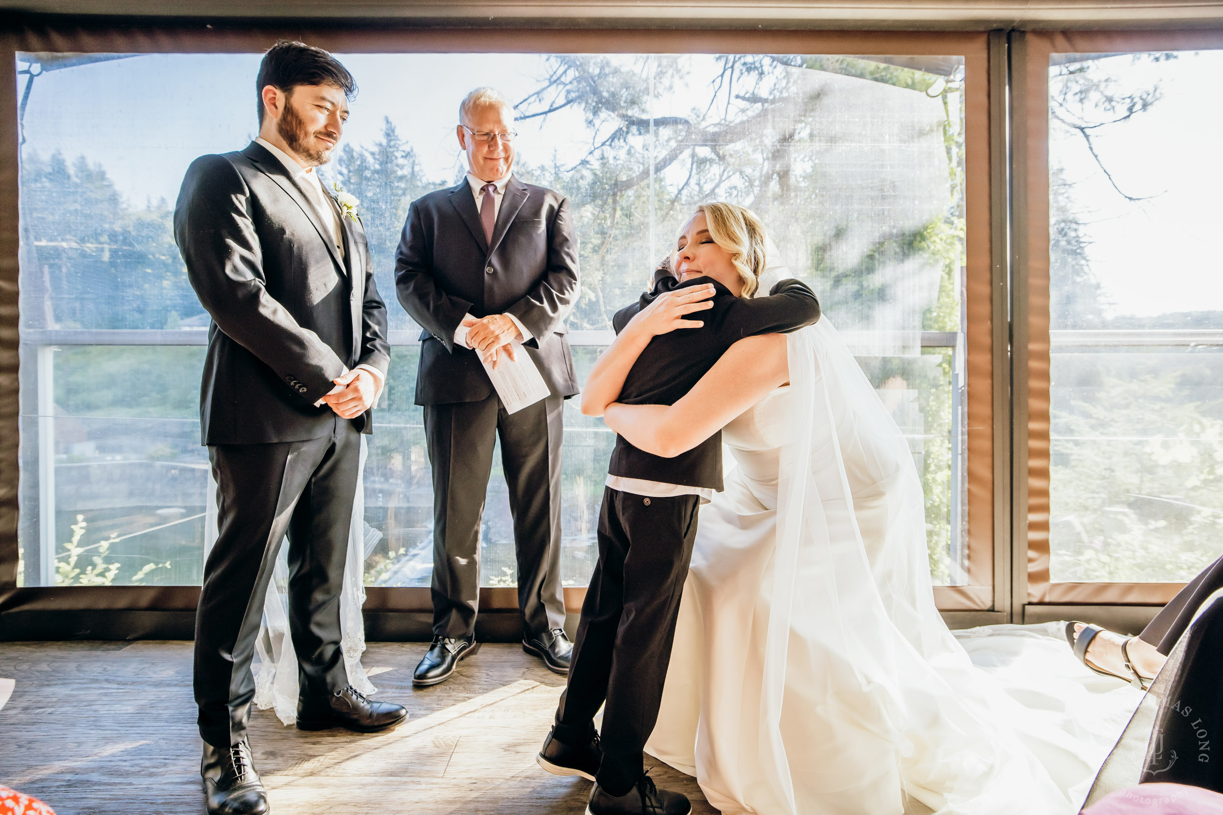 Salish Lodge & Spa Snoqualmie intimate wedding by Snoqualmie wedding photographer James Thomas Long Photography