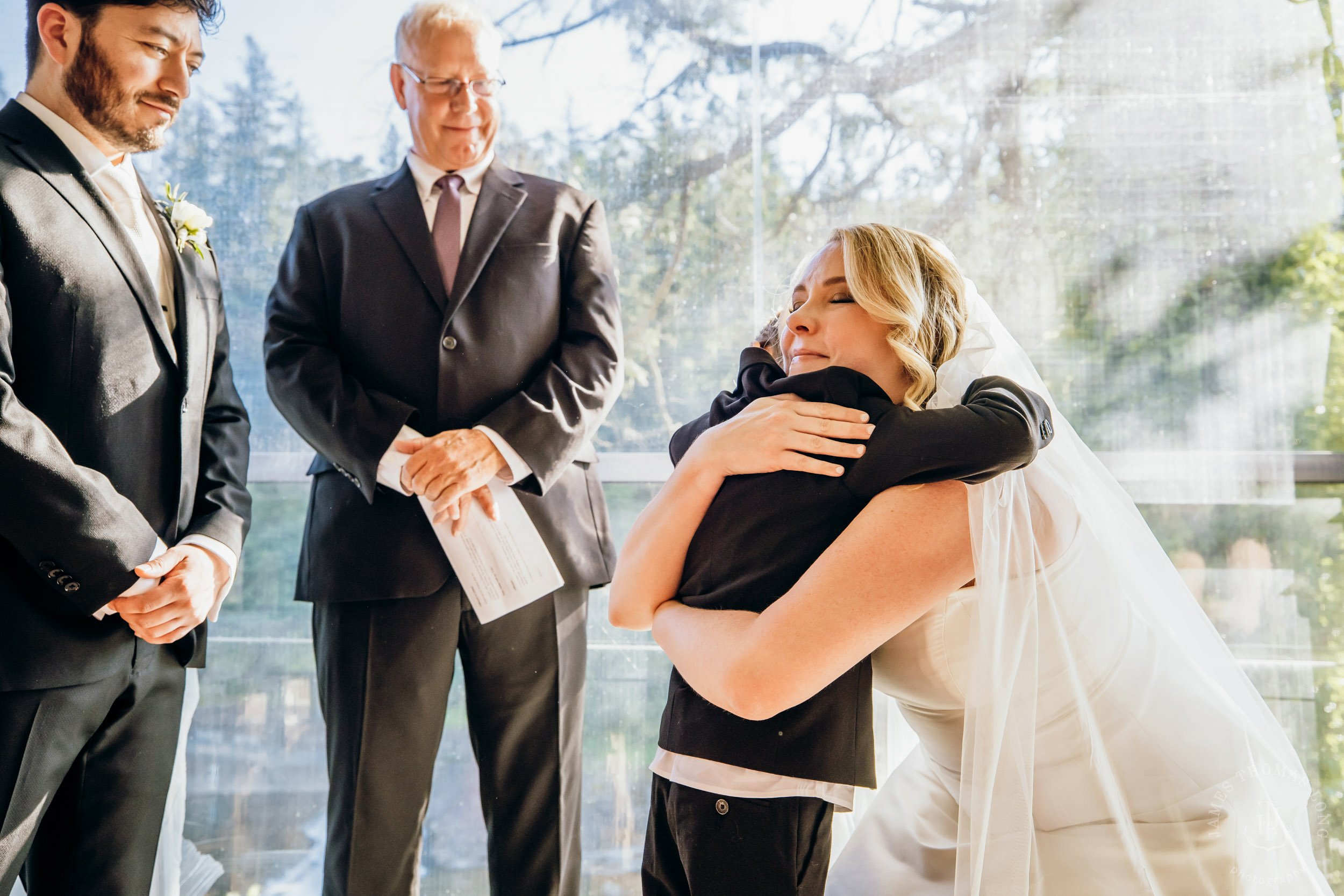 Salish Lodge & Spa Snoqualmie intimate wedding by Snoqualmie wedding photographer James Thomas Long Photography