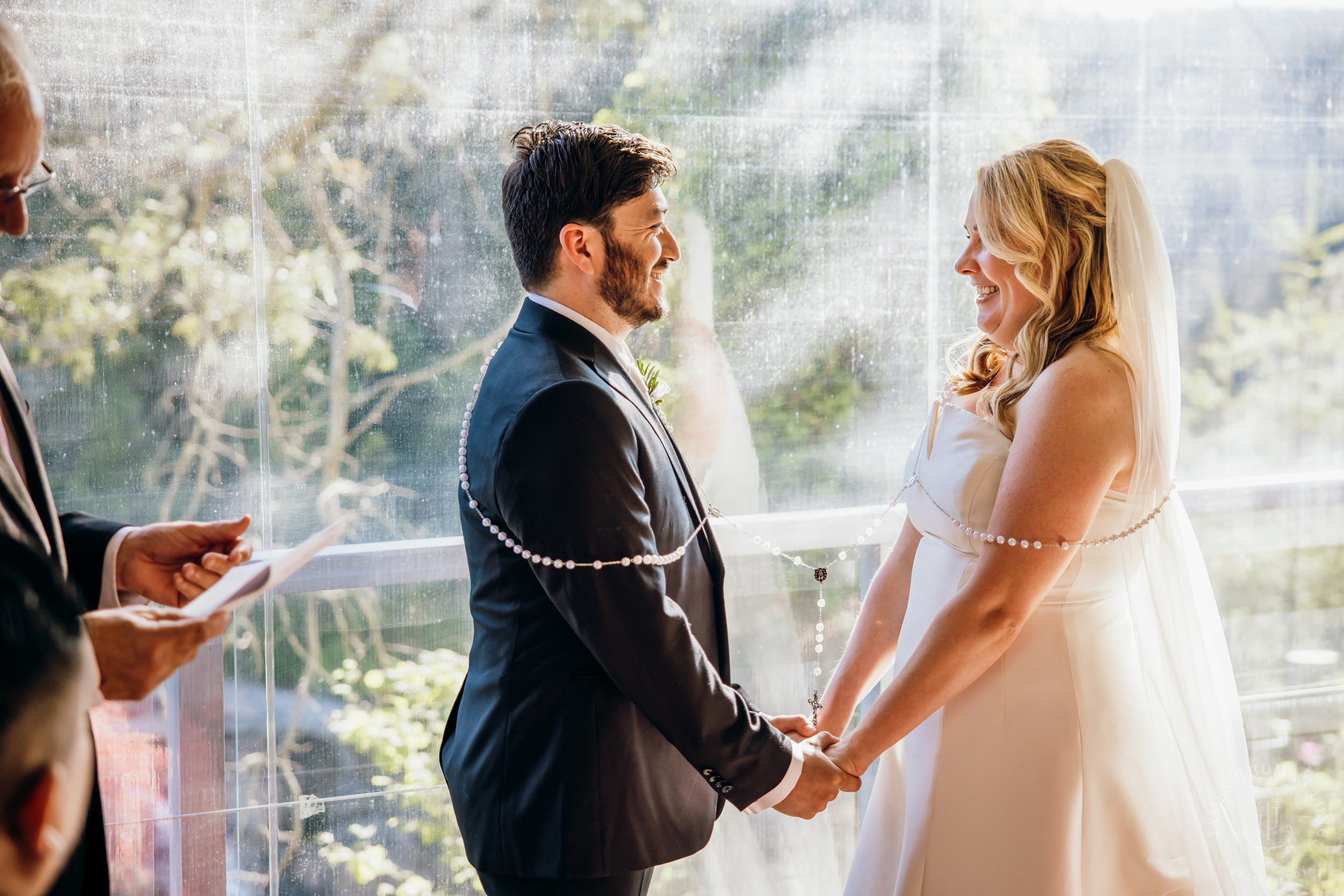 Salish Lodge & Spa Snoqualmie intimate wedding by Snoqualmie wedding photographer James Thomas Long Photography