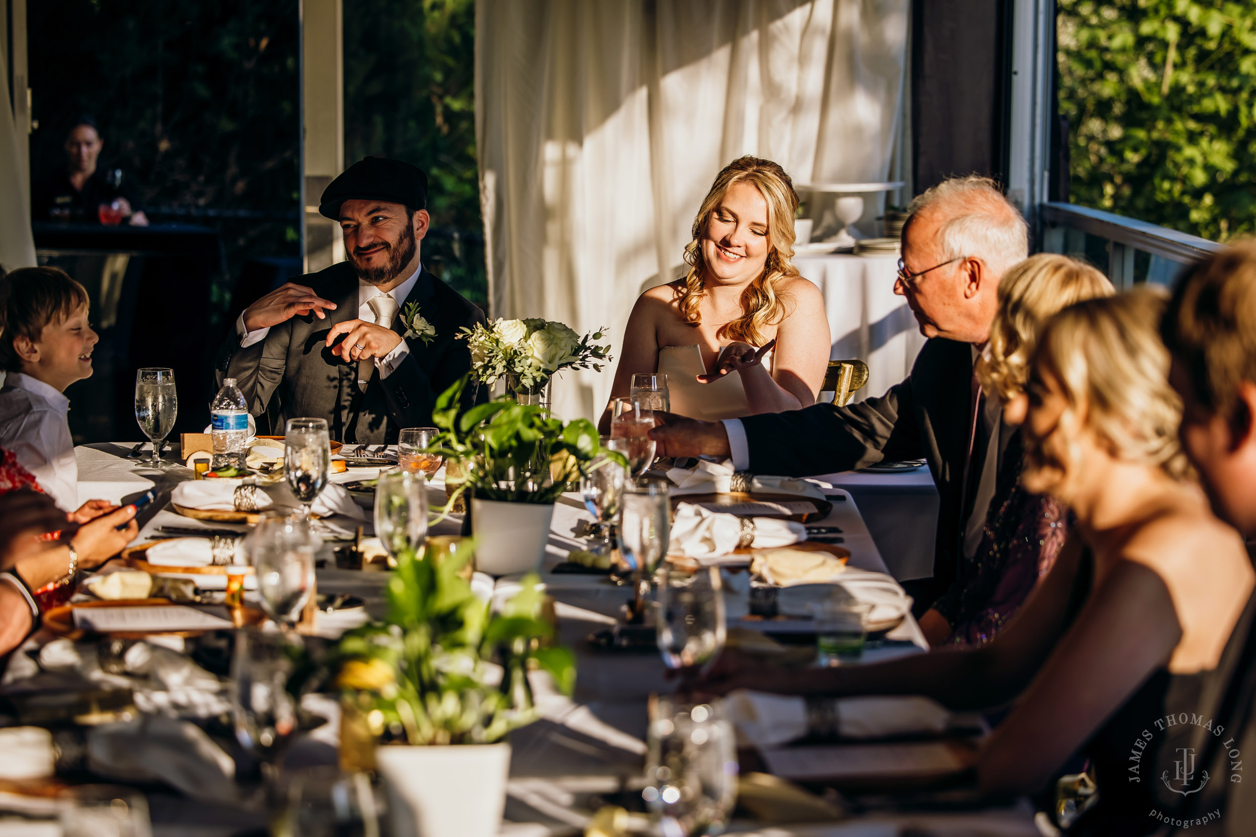 Salish Lodge & Spa Snoqualmie intimate wedding by Snoqualmie wedding photographer James Thomas Long Photography