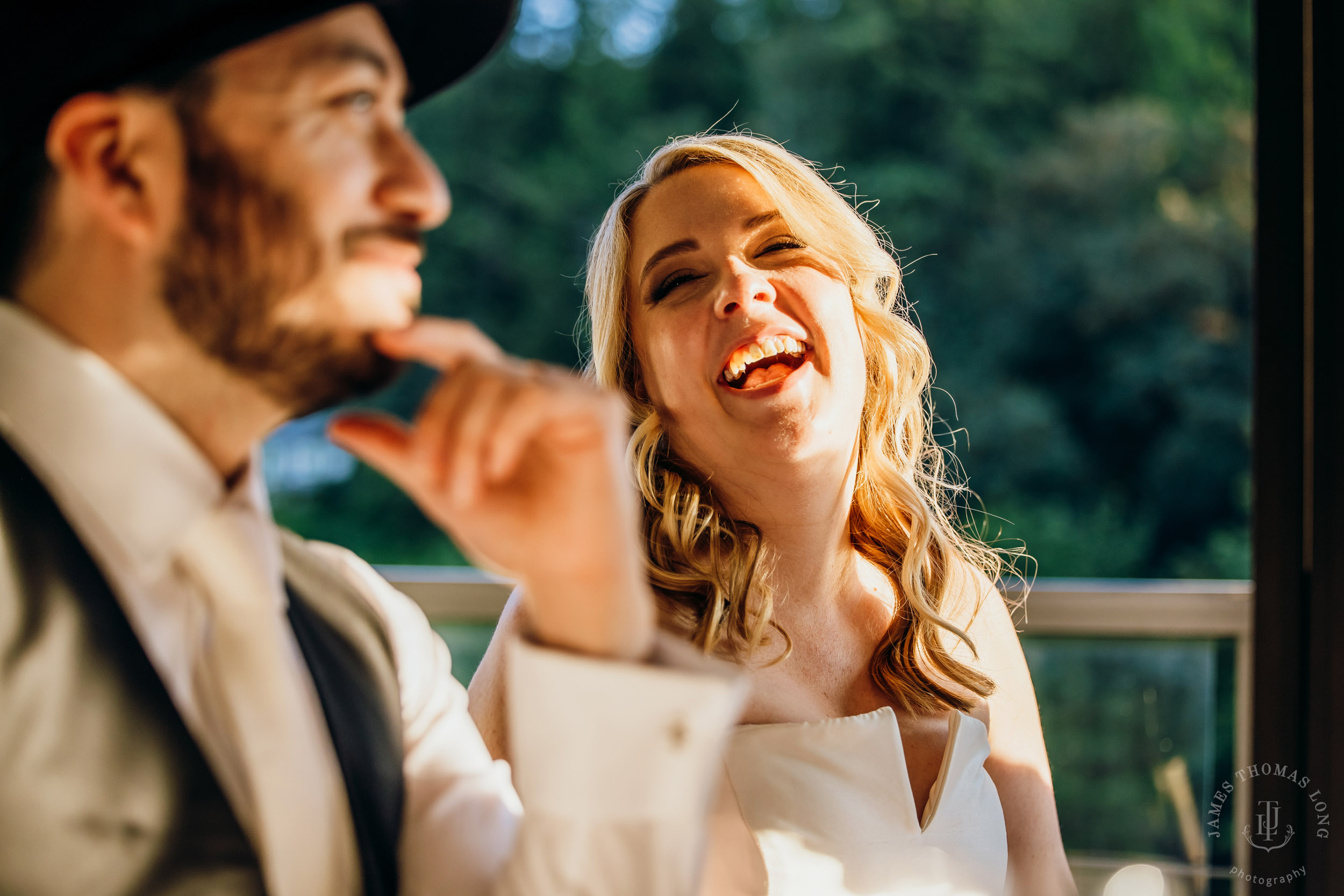 Salish Lodge & Spa Snoqualmie intimate wedding by Snoqualmie wedding photographer James Thomas Long Photography