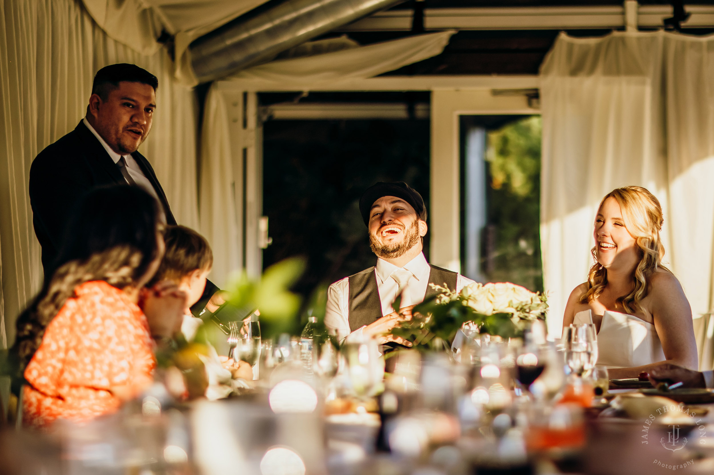 Salish Lodge & Spa Snoqualmie intimate wedding by Snoqualmie wedding photographer James Thomas Long Photography