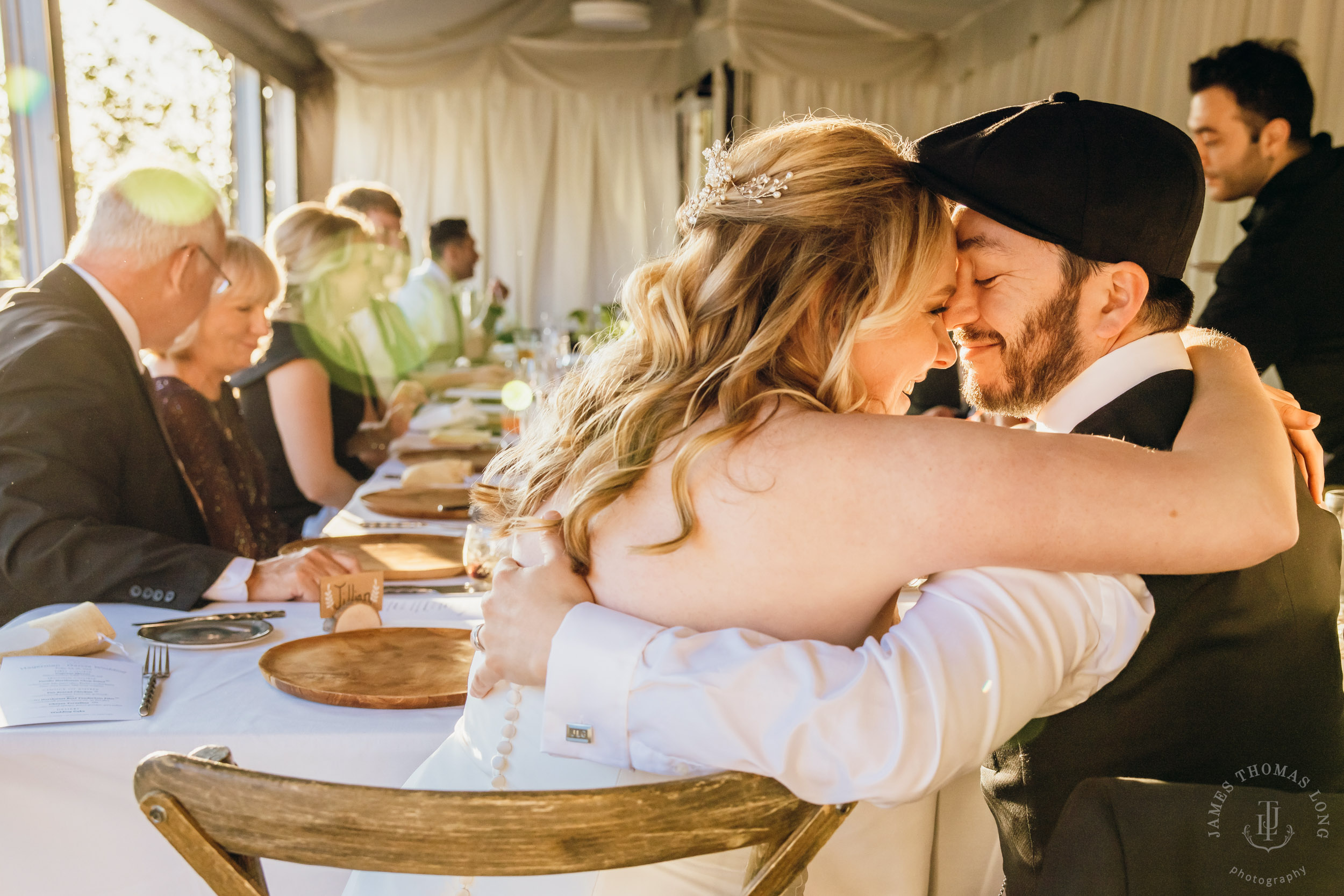 Salish Lodge & Spa Snoqualmie intimate wedding by Snoqualmie wedding photographer James Thomas Long Photography