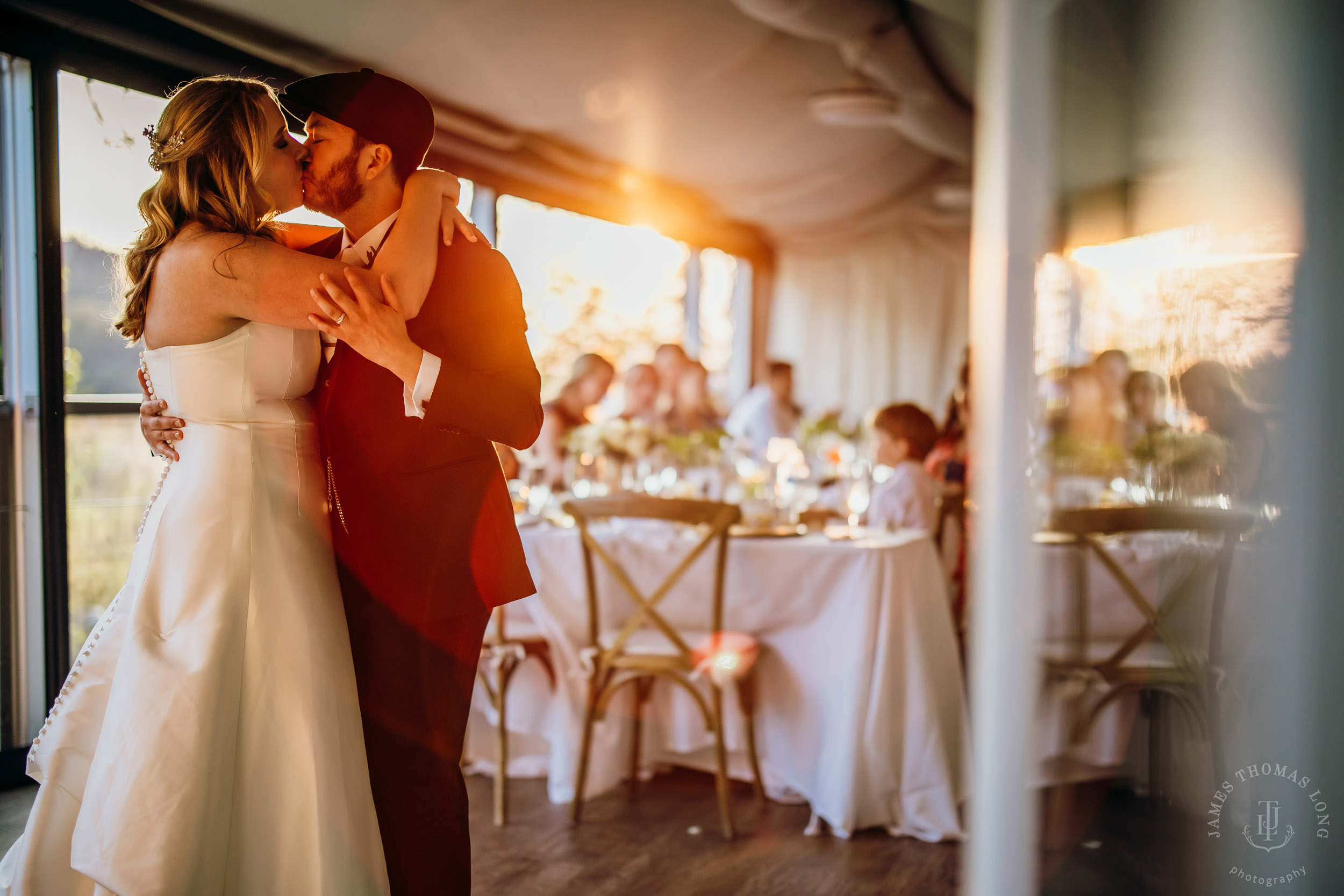 Salish Lodge & Spa Snoqualmie intimate wedding by Snoqualmie wedding photographer James Thomas Long Photography