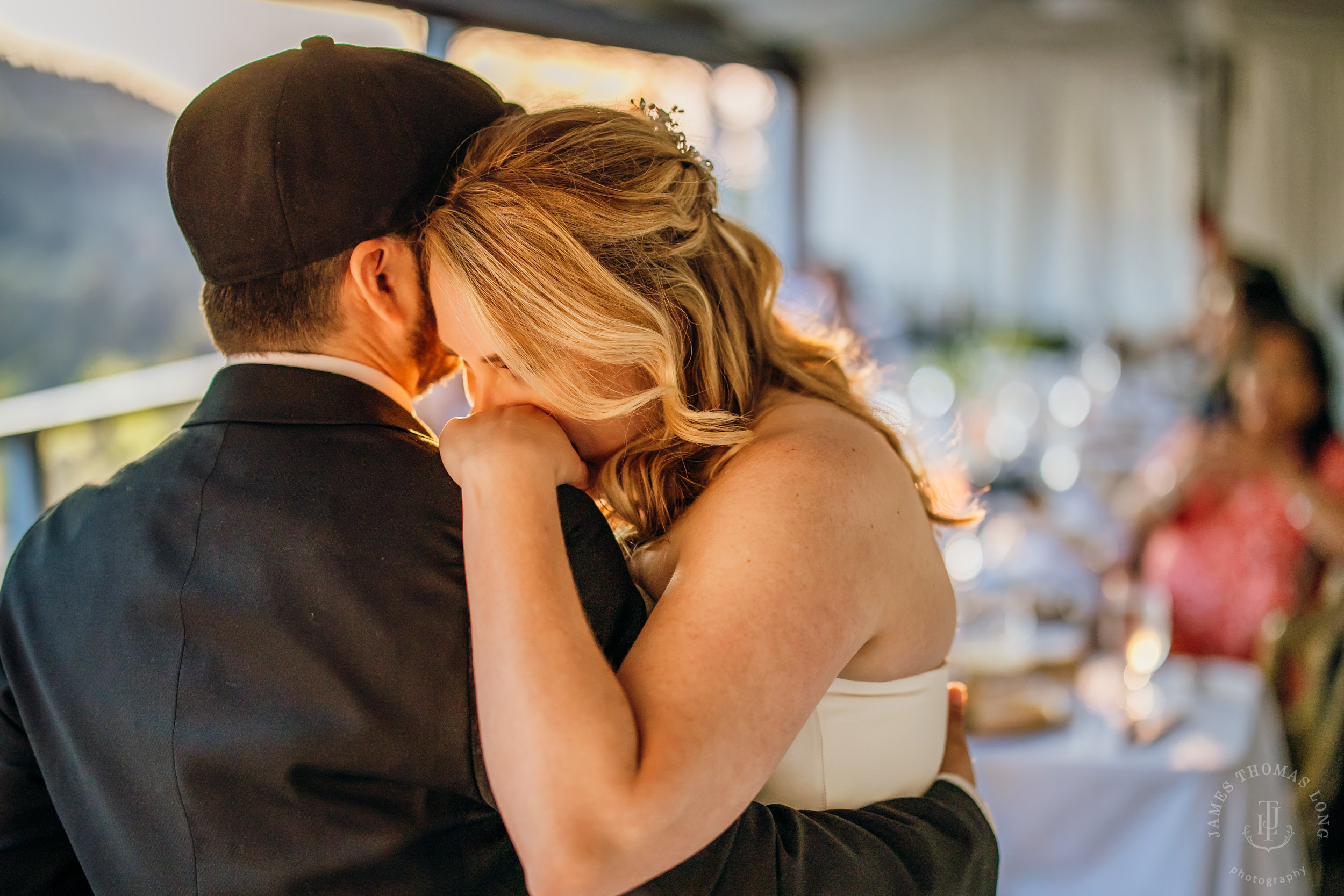 Salish Lodge & Spa Snoqualmie intimate wedding by Snoqualmie wedding photographer James Thomas Long Photography