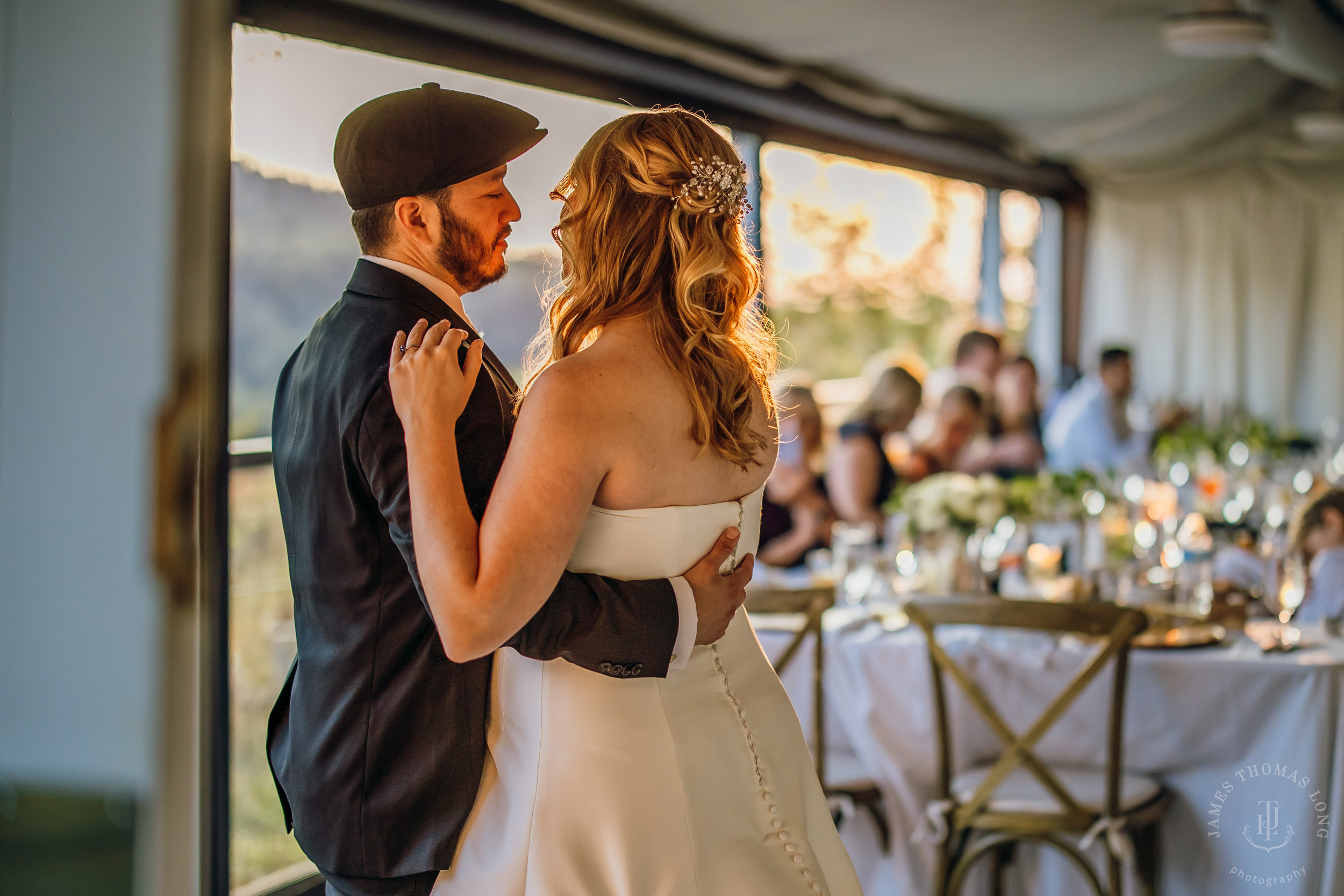 Salish Lodge & Spa Snoqualmie intimate wedding by Snoqualmie wedding photographer James Thomas Long Photography