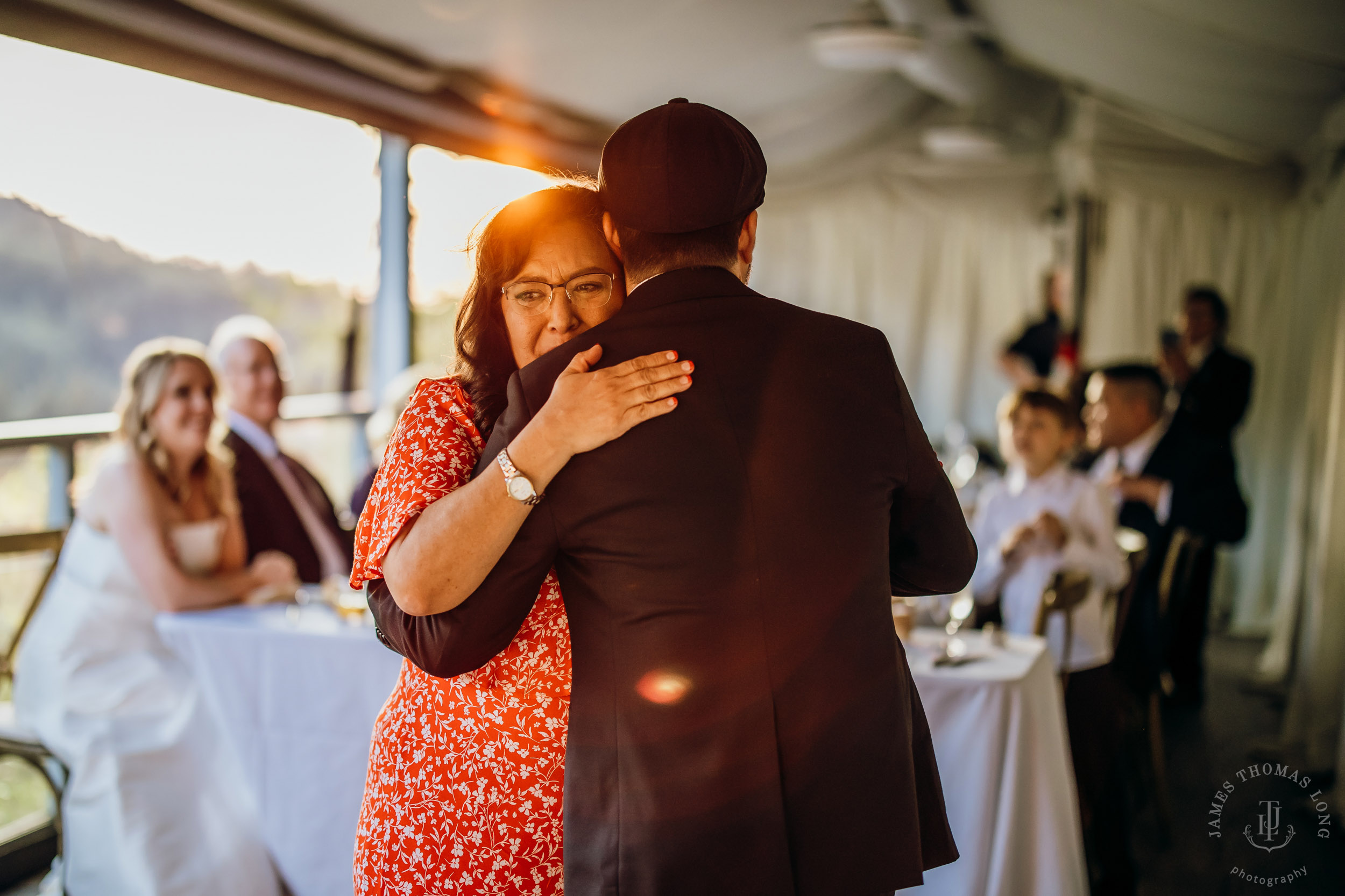 Salish Lodge & Spa Snoqualmie intimate wedding by Snoqualmie wedding photographer James Thomas Long Photography