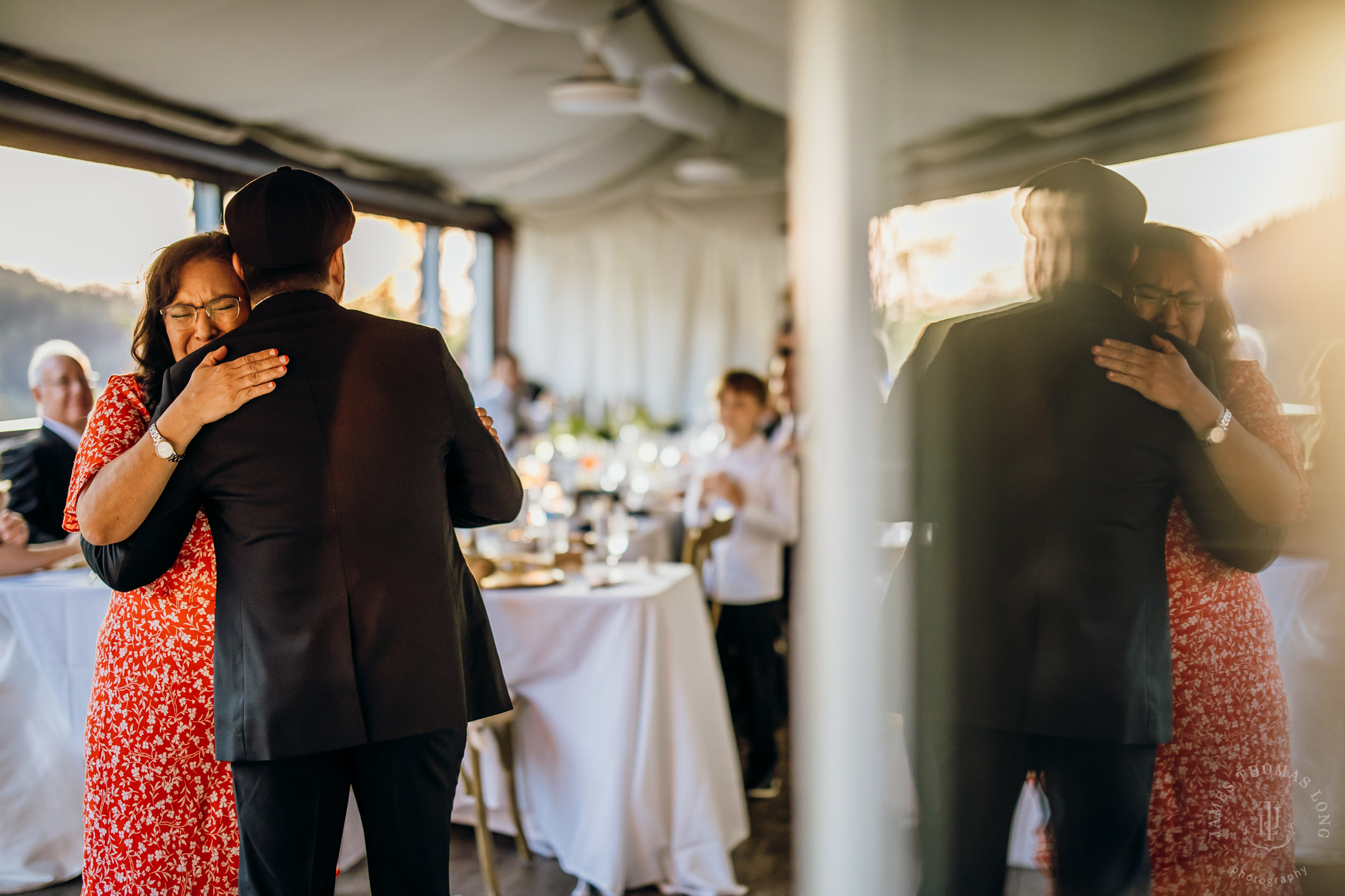 Salish Lodge & Spa Snoqualmie intimate wedding by Snoqualmie wedding photographer James Thomas Long Photography