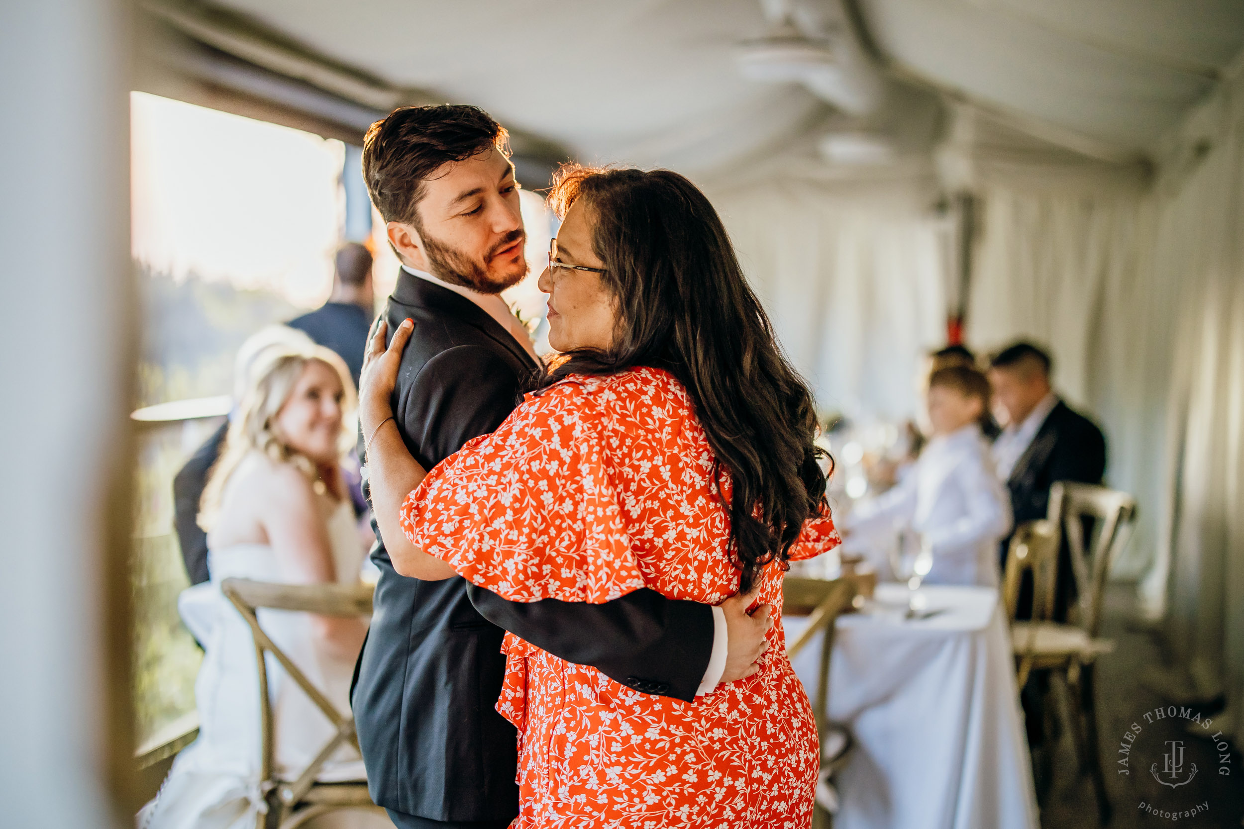 Salish Lodge & Spa Snoqualmie intimate wedding by Snoqualmie wedding photographer James Thomas Long Photography