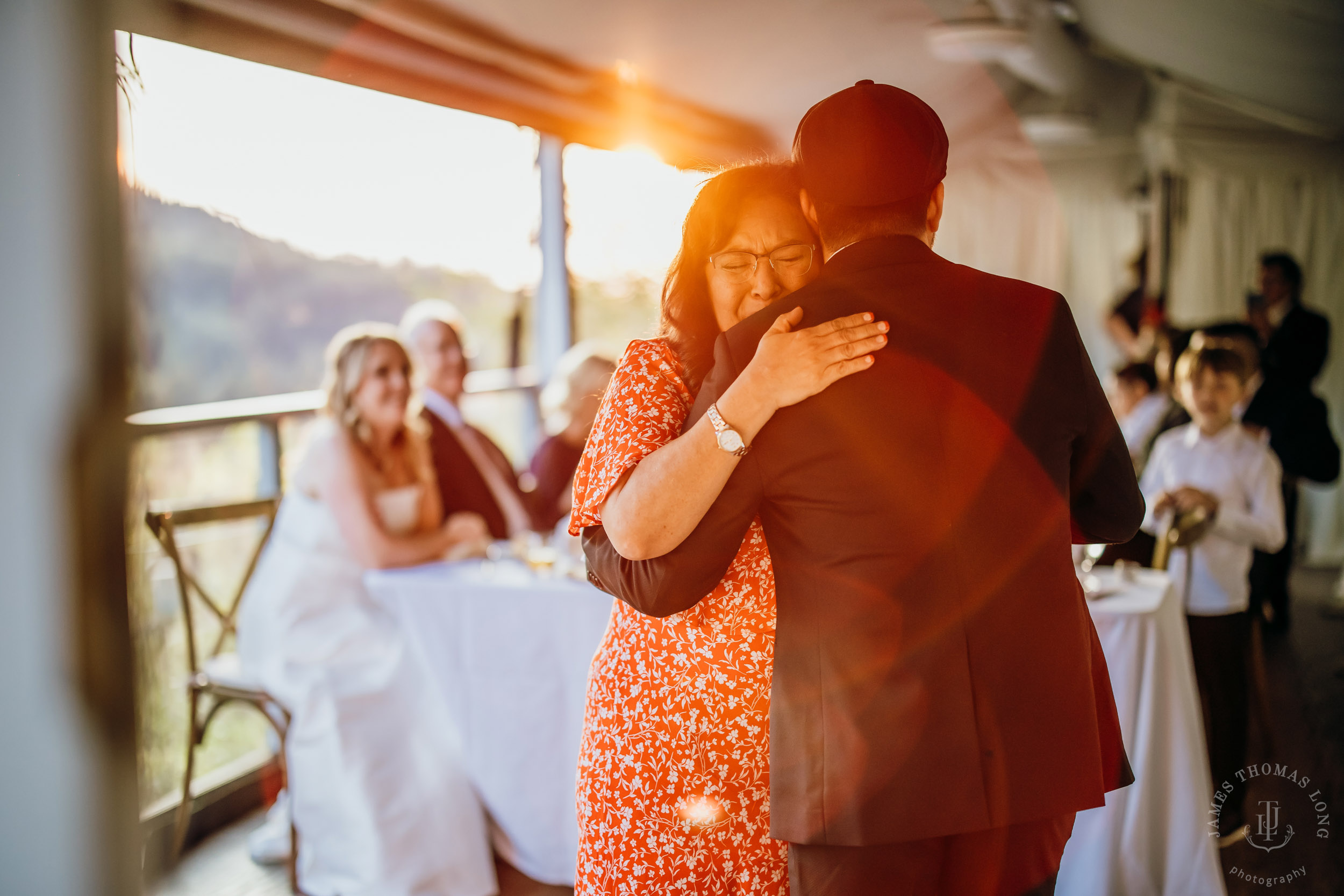 Salish Lodge & Spa Snoqualmie intimate wedding by Snoqualmie wedding photographer James Thomas Long Photography