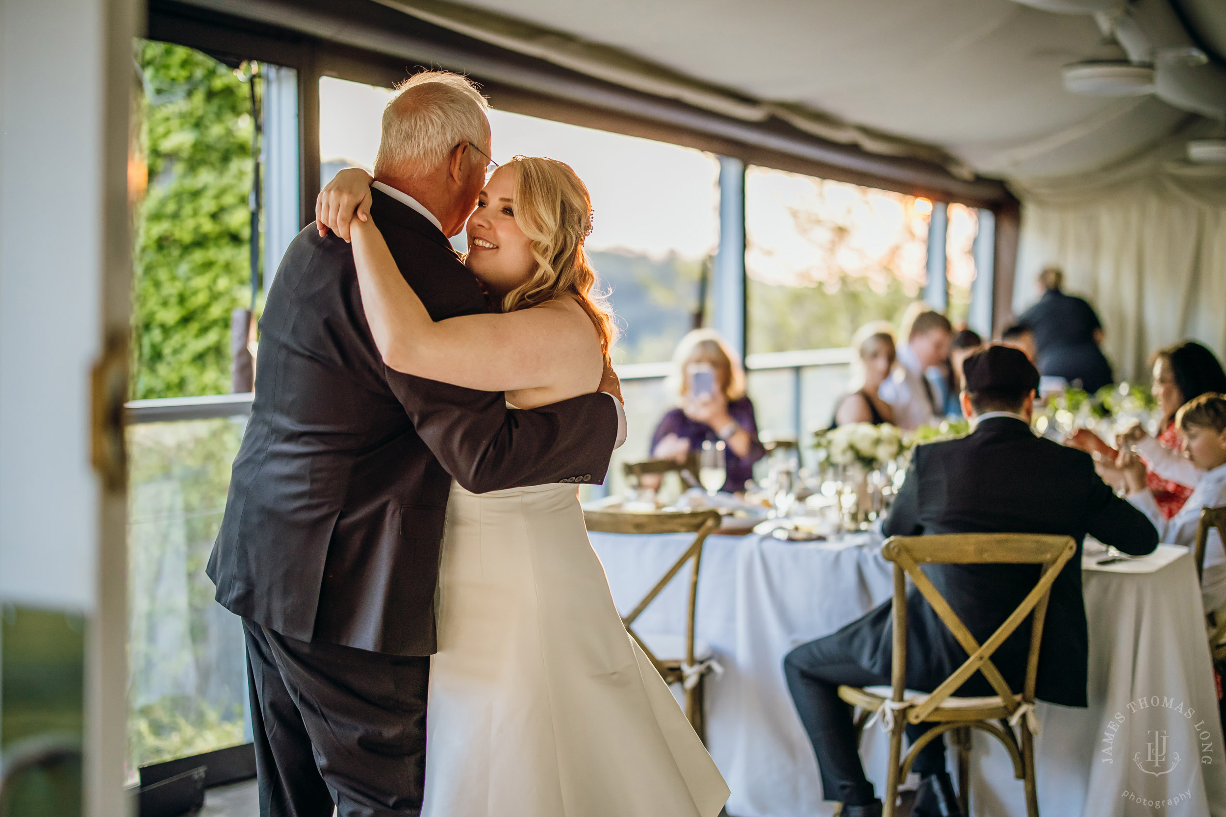 Salish Lodge & Spa Snoqualmie intimate wedding by Snoqualmie wedding photographer James Thomas Long Photography