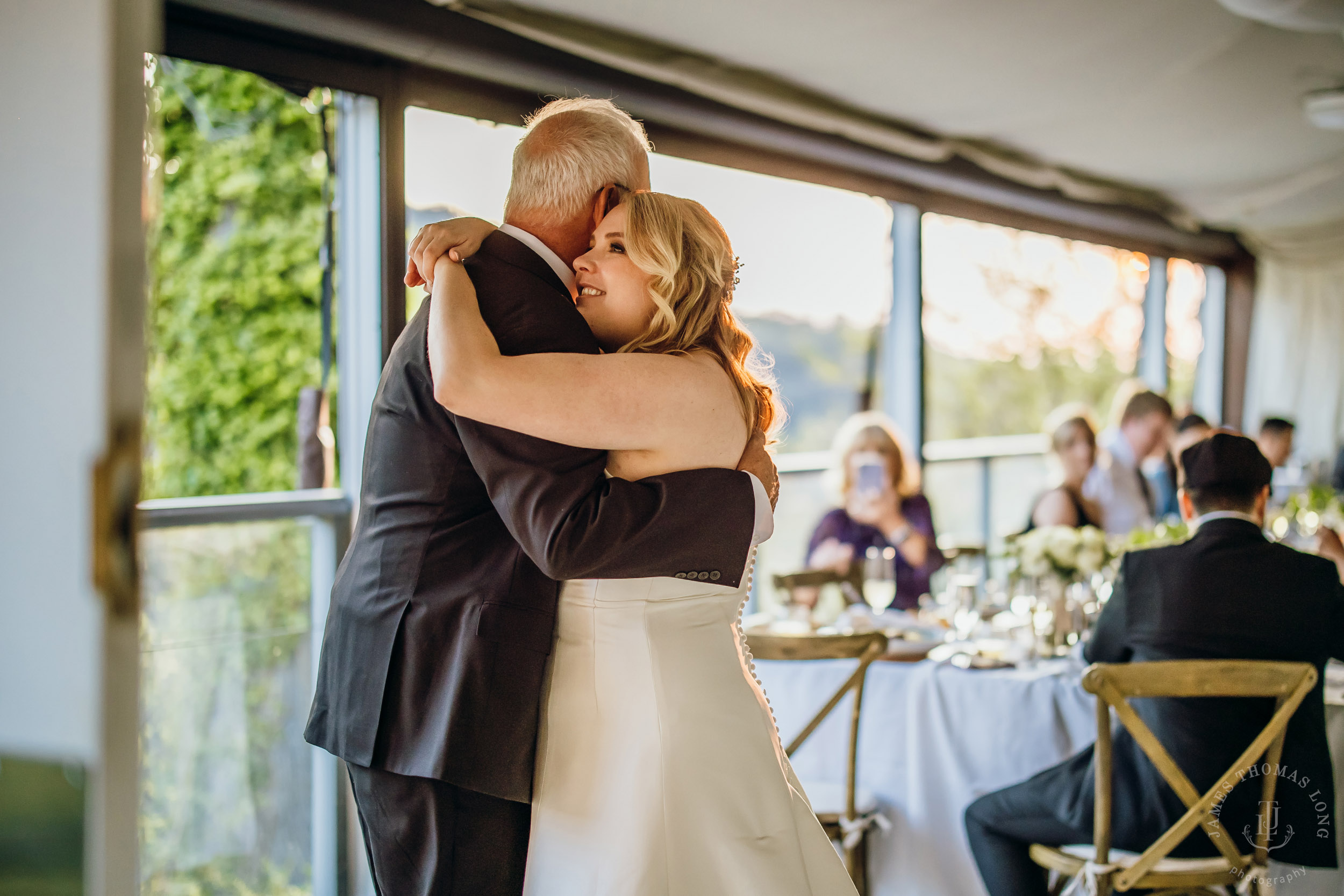 Salish Lodge & Spa Snoqualmie intimate wedding by Snoqualmie wedding photographer James Thomas Long Photography