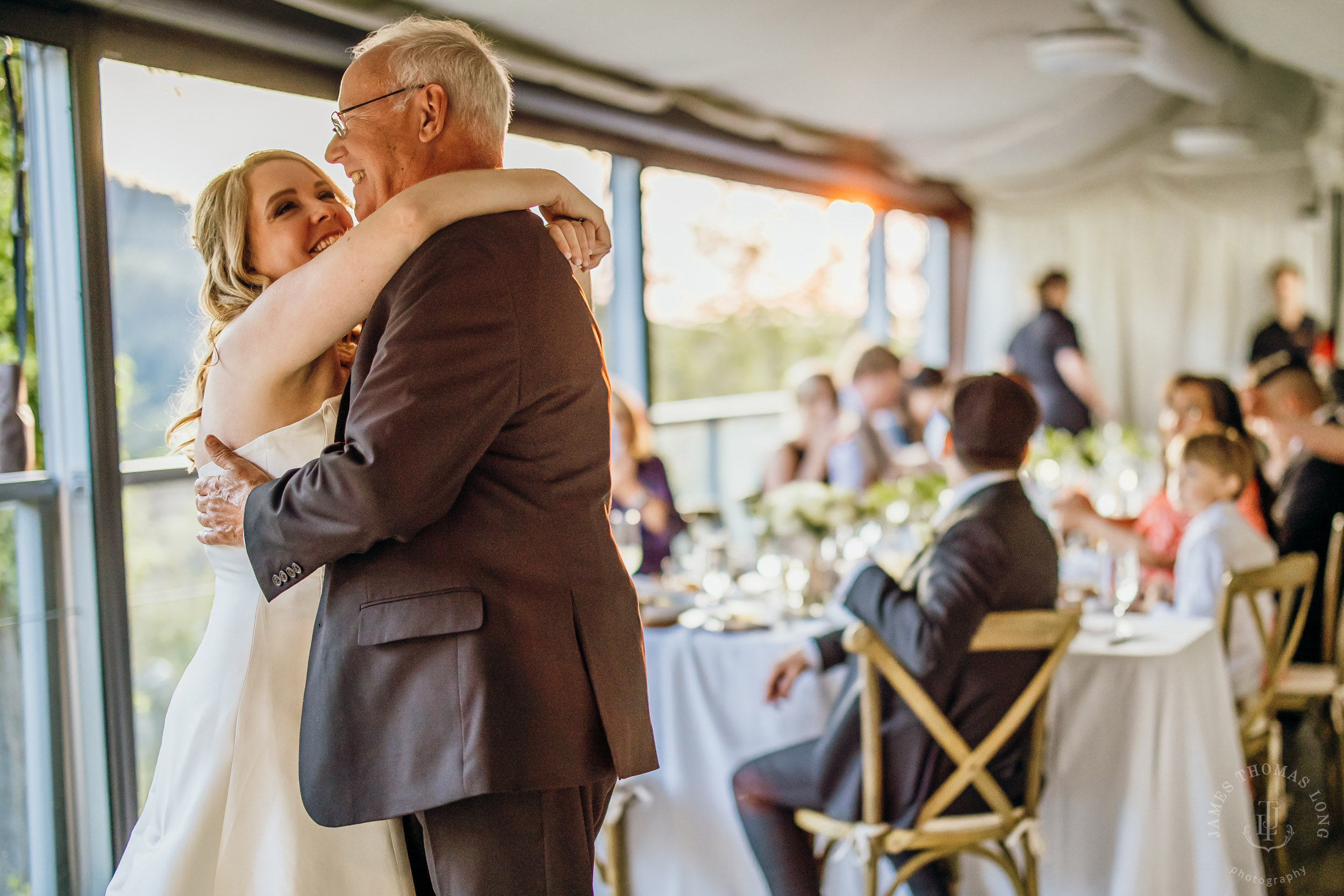 Salish Lodge & Spa Snoqualmie intimate wedding by Snoqualmie wedding photographer James Thomas Long Photography