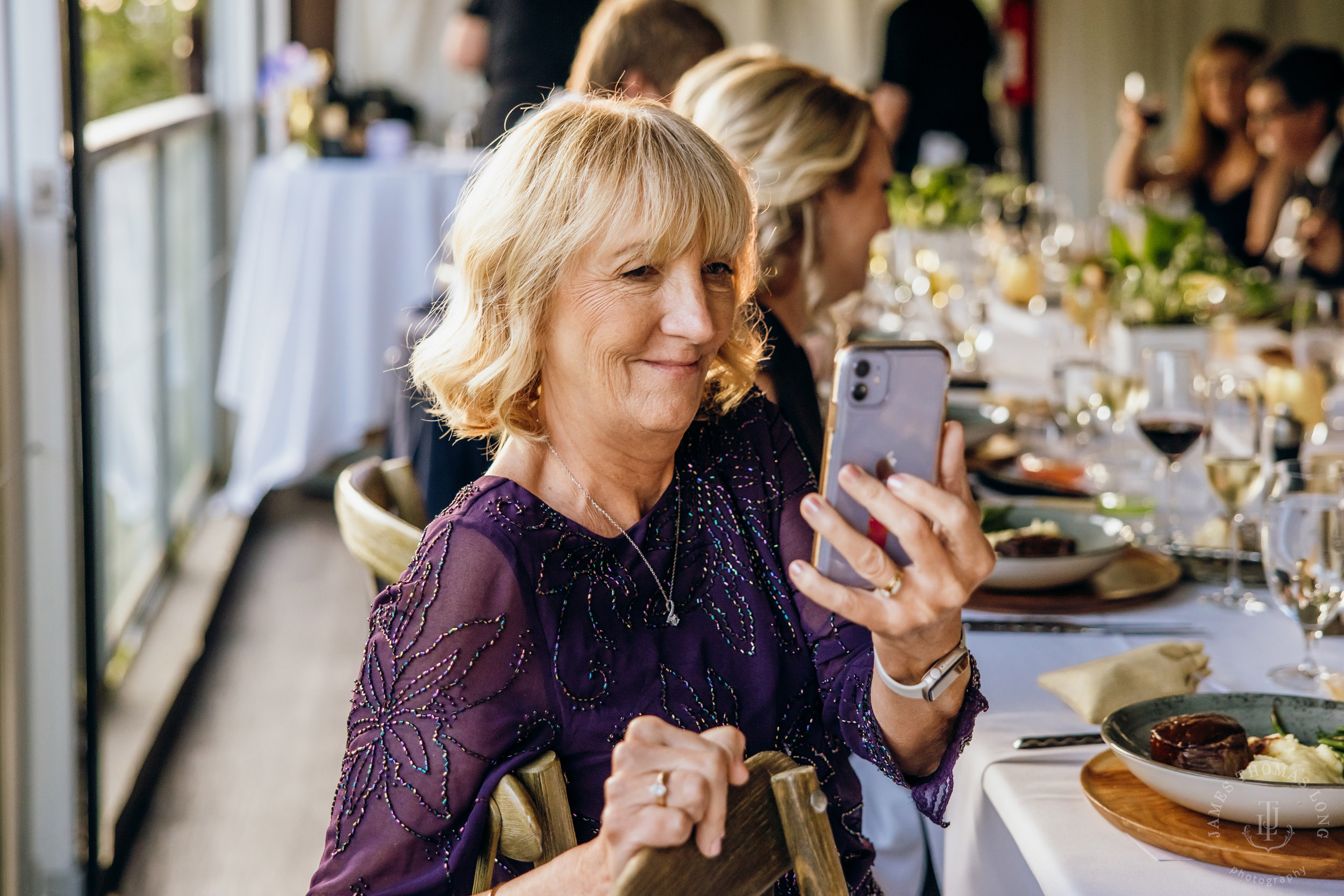 Salish Lodge & Spa Snoqualmie intimate wedding by Snoqualmie wedding photographer James Thomas Long Photography