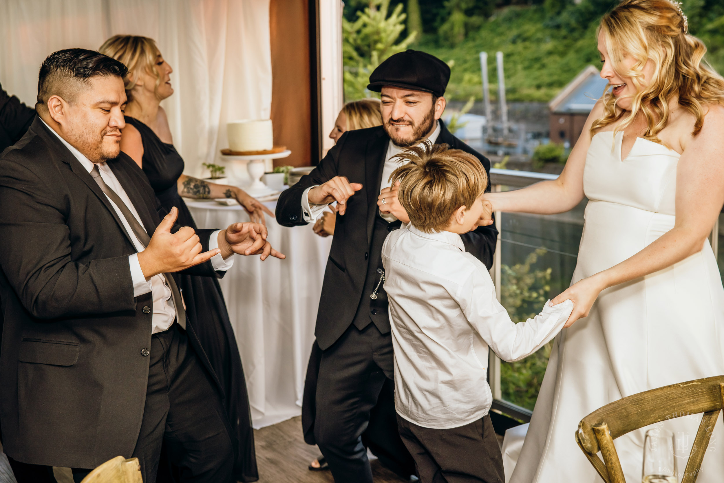 Salish Lodge & Spa Snoqualmie intimate wedding by Snoqualmie wedding photographer James Thomas Long Photography