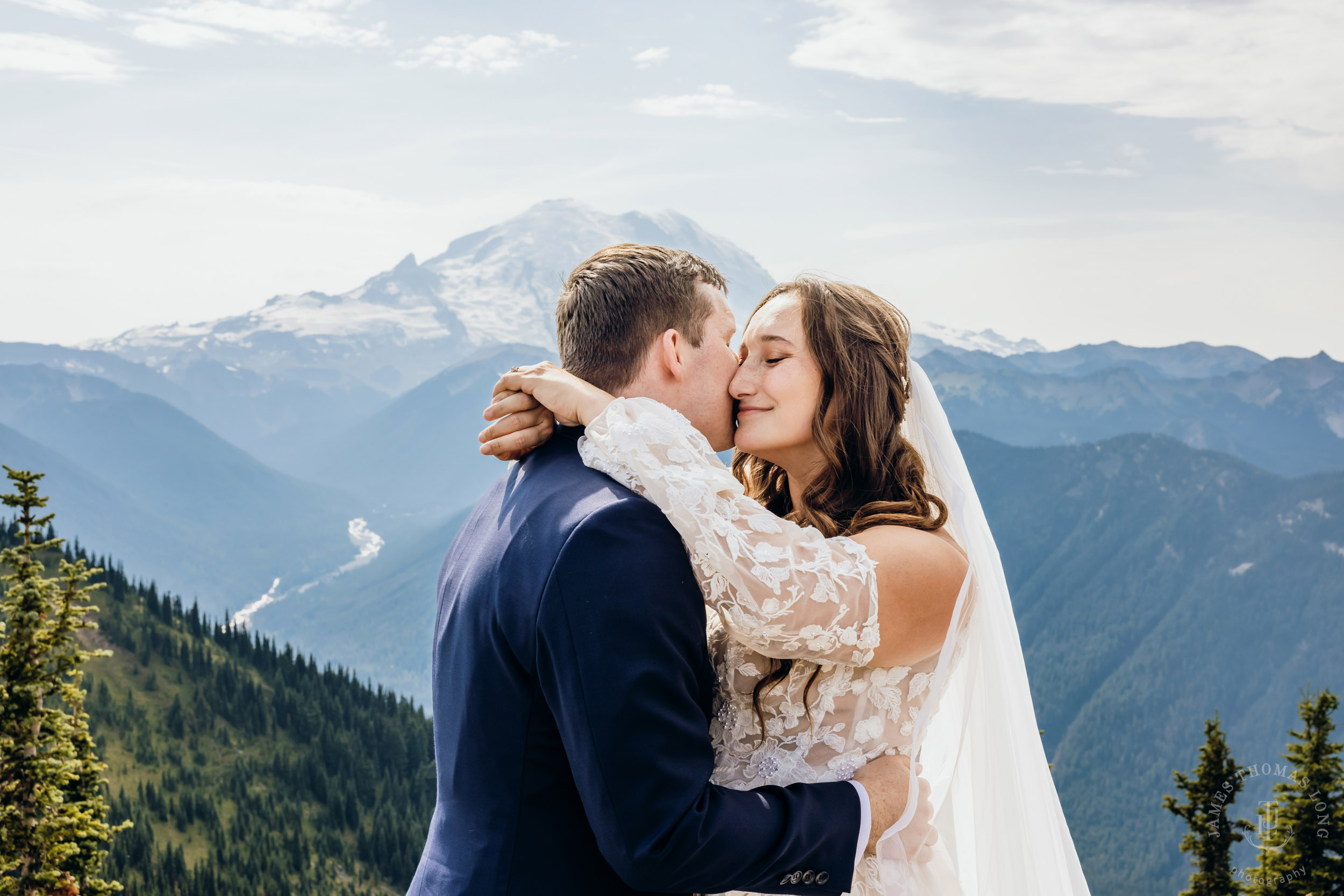 Crystal Mountain, WA wedding by Seattle wedding photographer James Thomas Long Photography