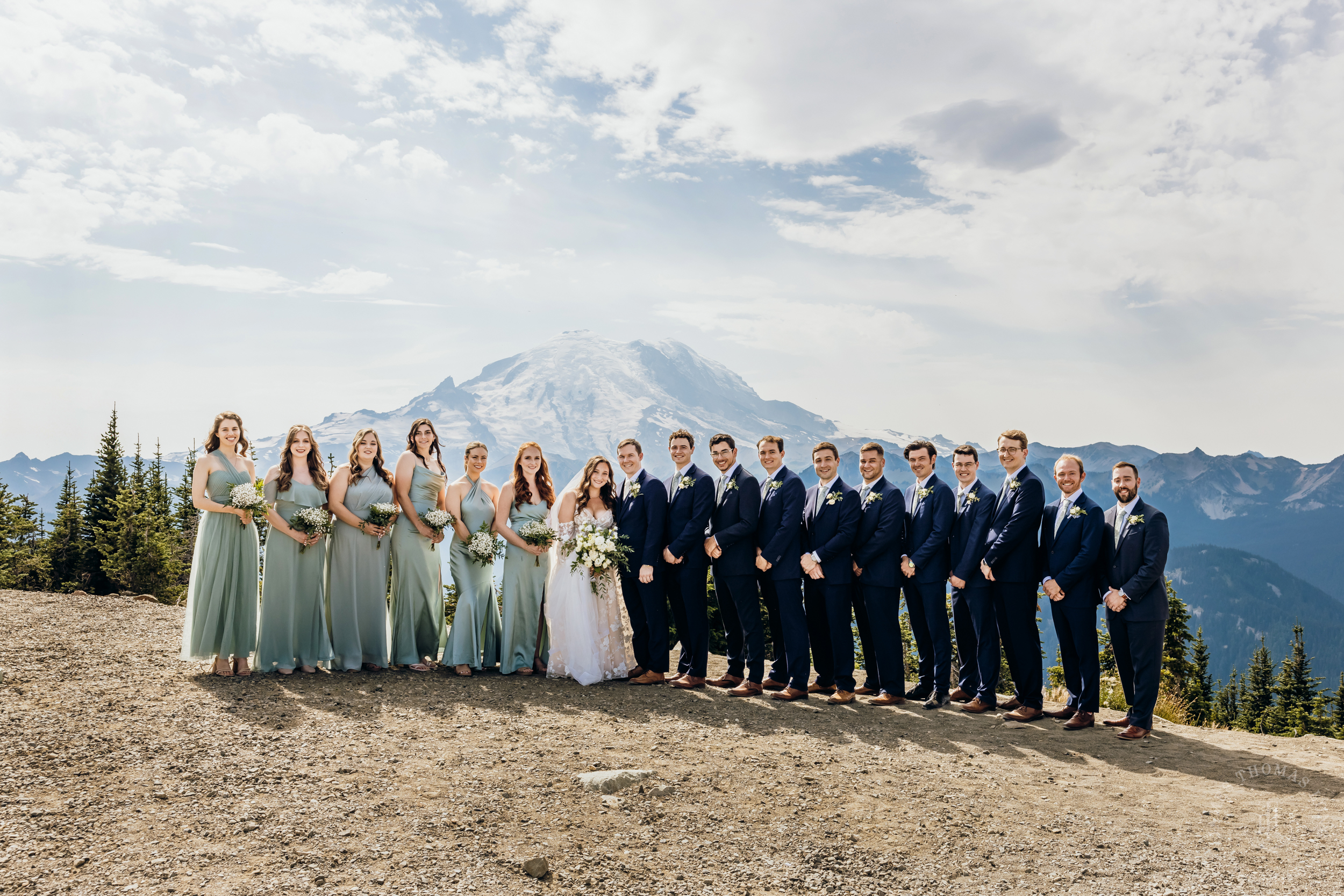 Crystal Mountain, WA wedding by Seattle wedding photographer James Thomas Long Photography