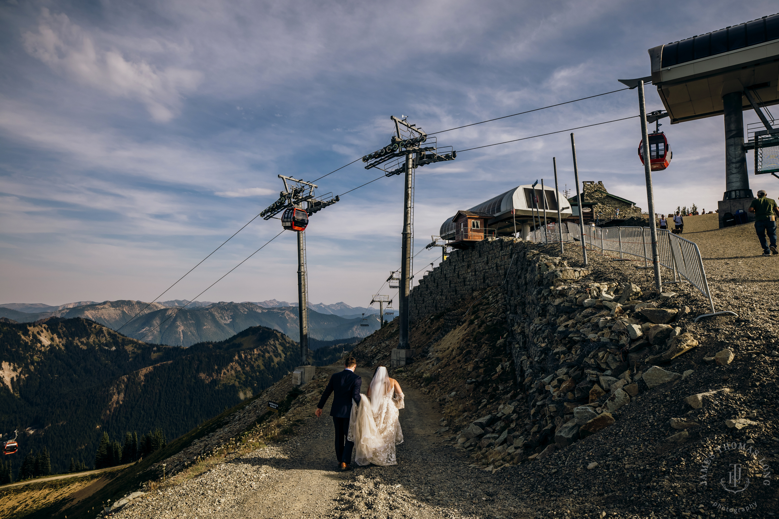 Crystal Mountain, WA wedding by Seattle wedding photographer James Thomas Long Photography