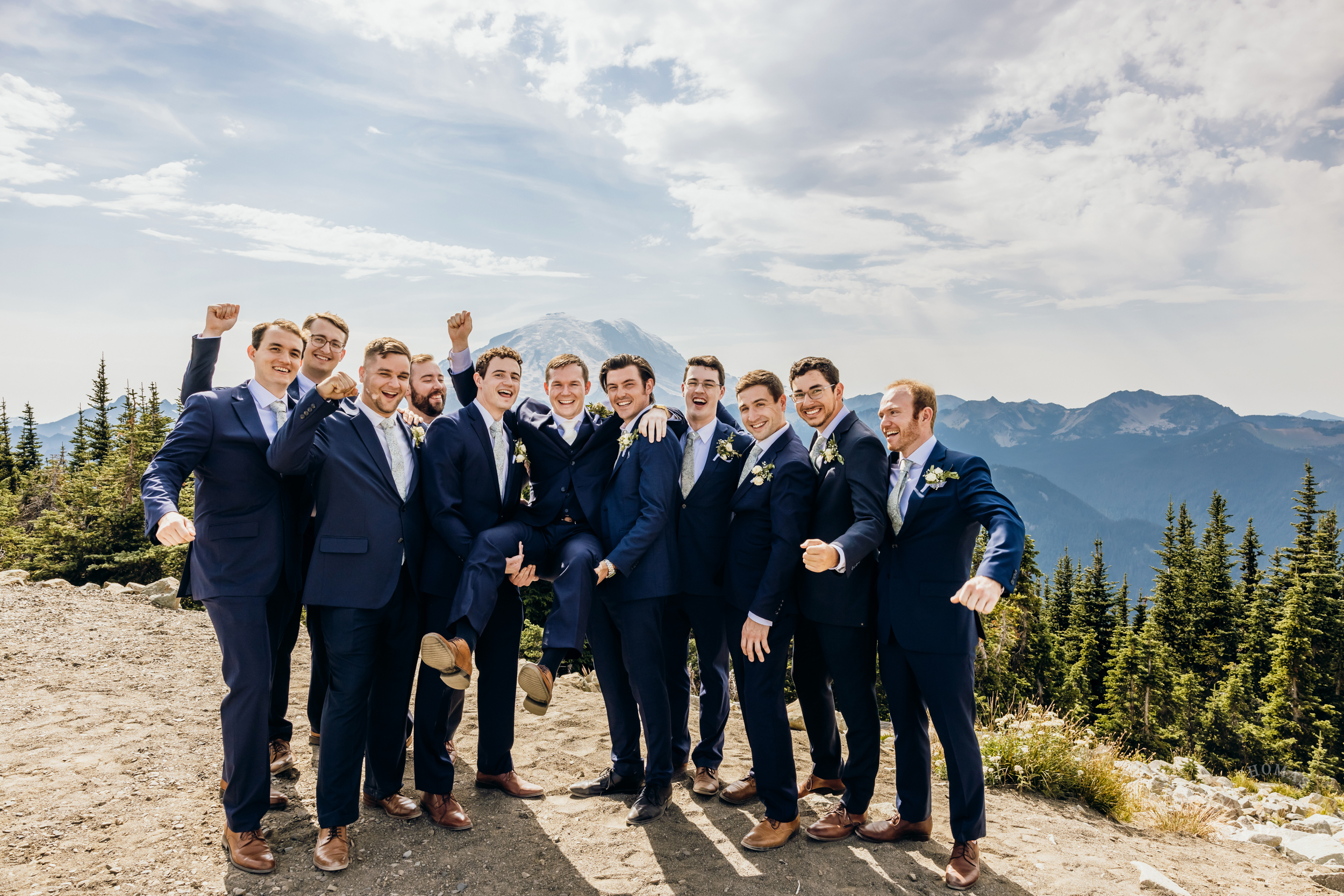 Crystal Mountain, WA wedding by Seattle wedding photographer James Thomas Long Photography