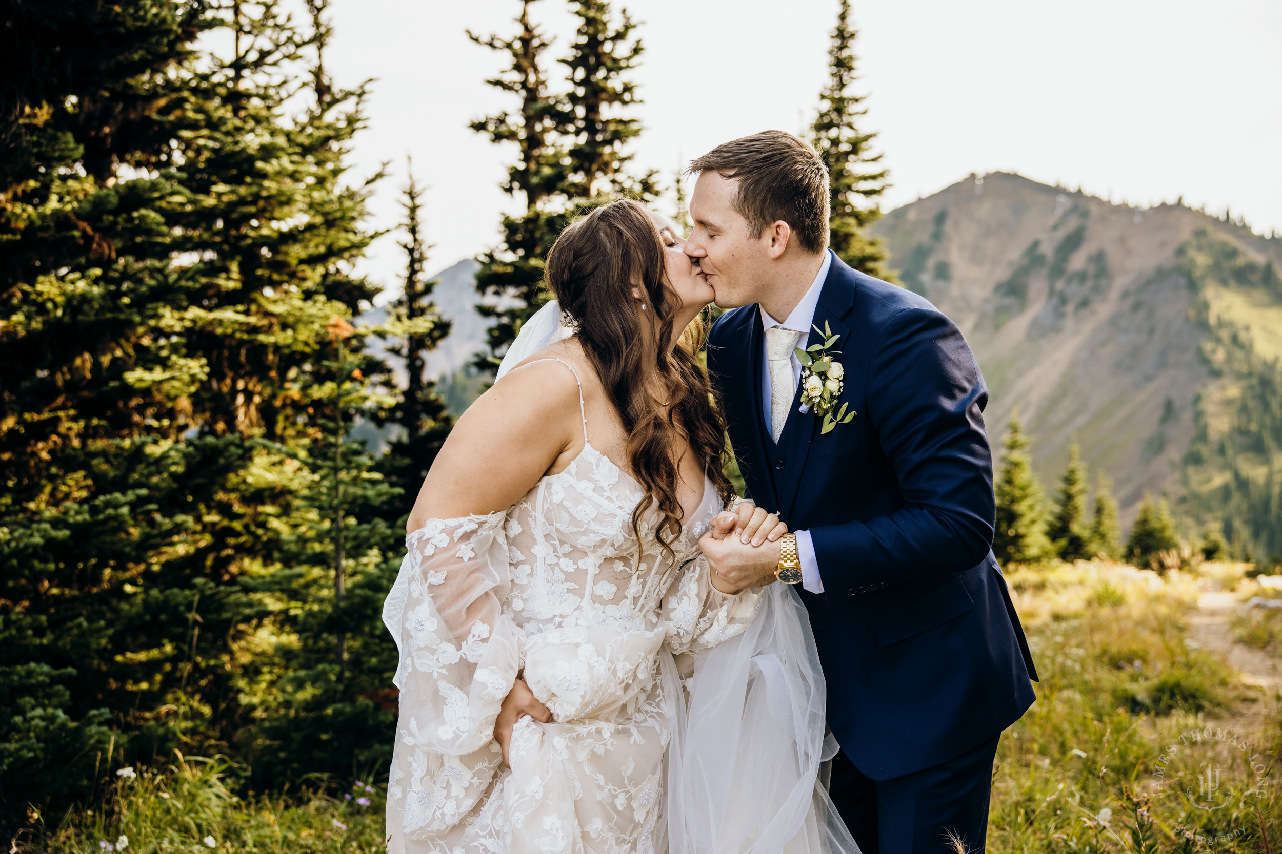 Crystal Mountain, WA wedding by Seattle wedding photographer James Thomas Long Photography