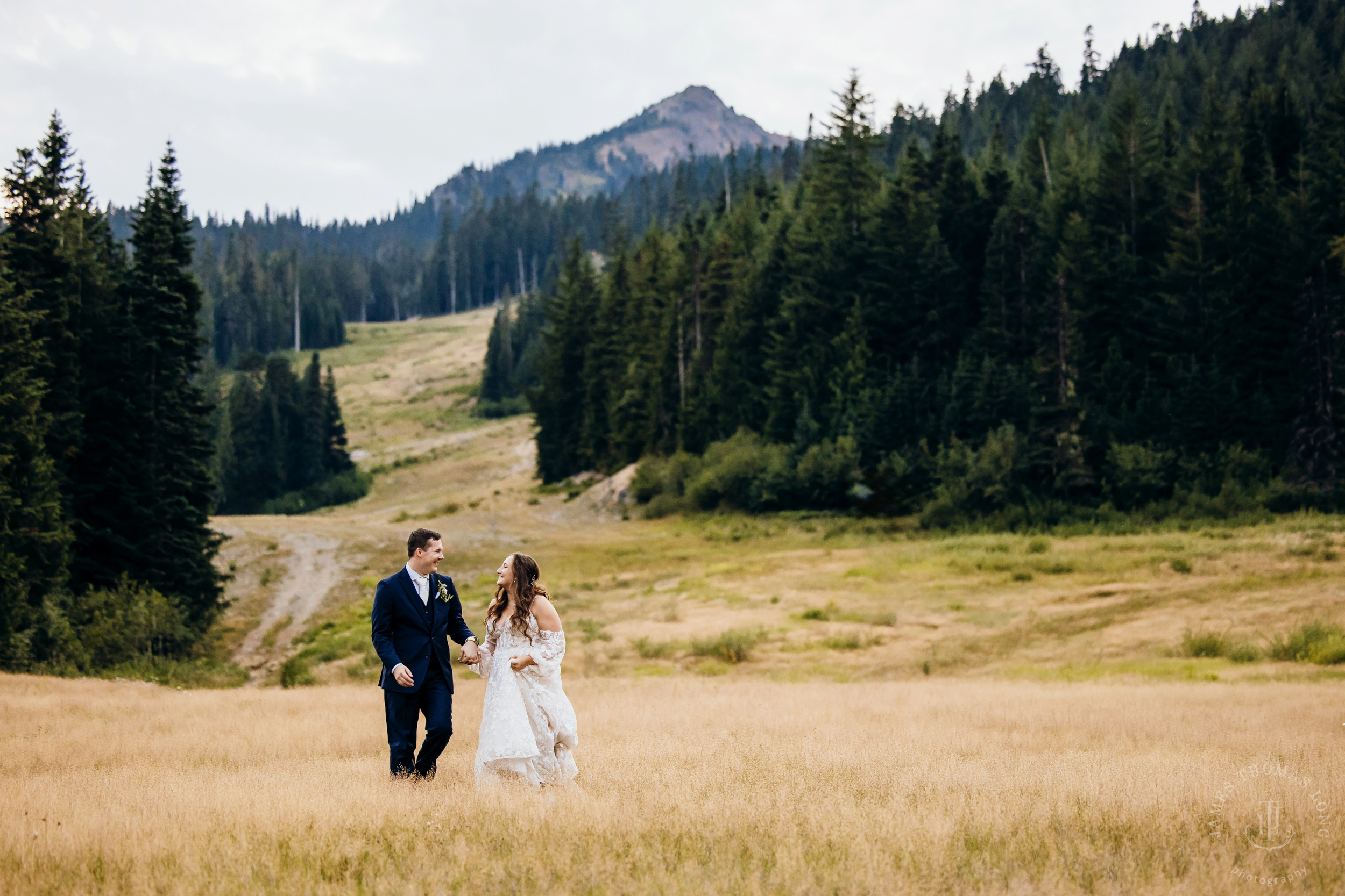 Crystal Mountain, WA wedding by Seattle wedding photographer James Thomas Long Photography